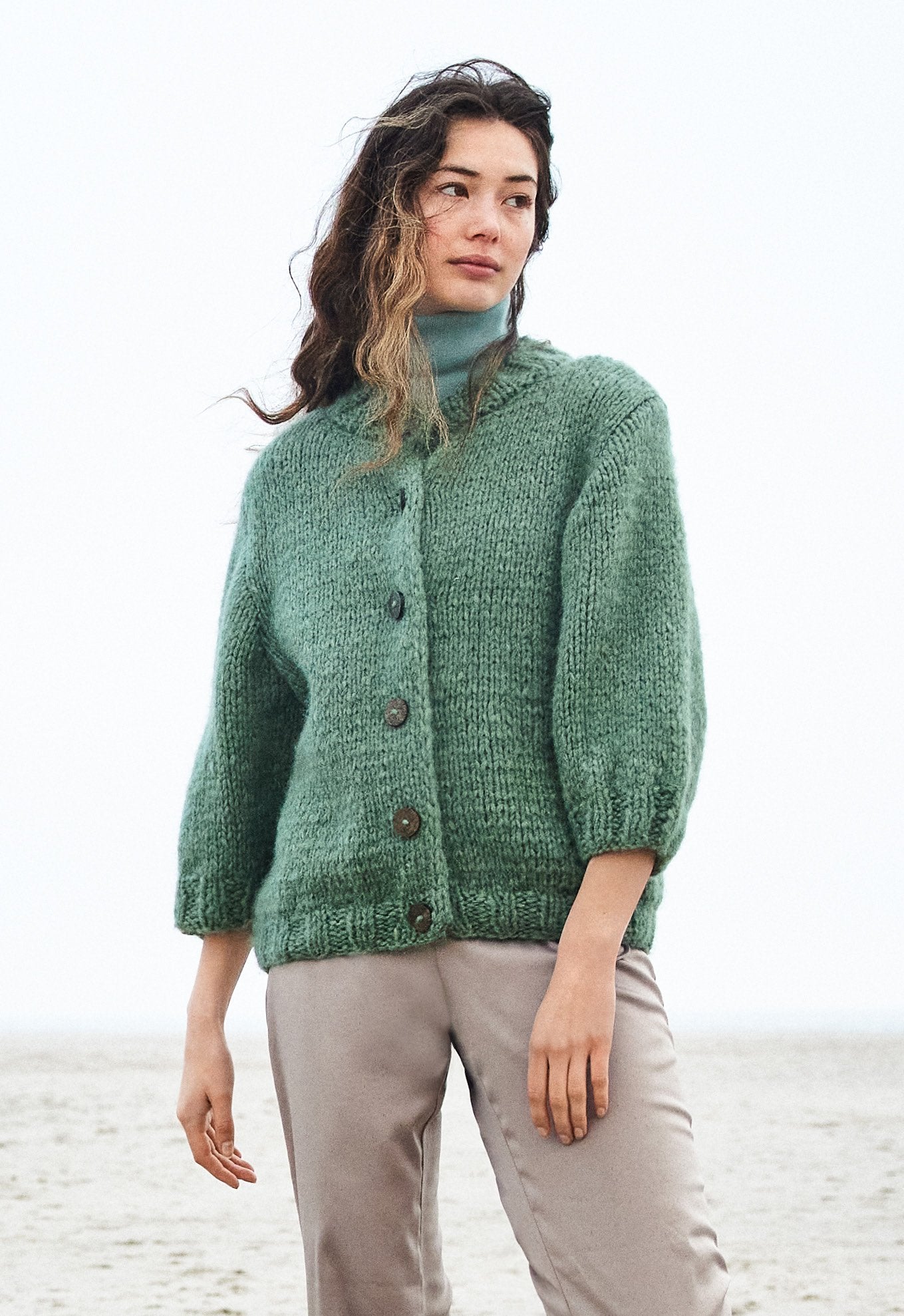 JACKE MIT 3/4 ÄRMEL · ALPACA MODA