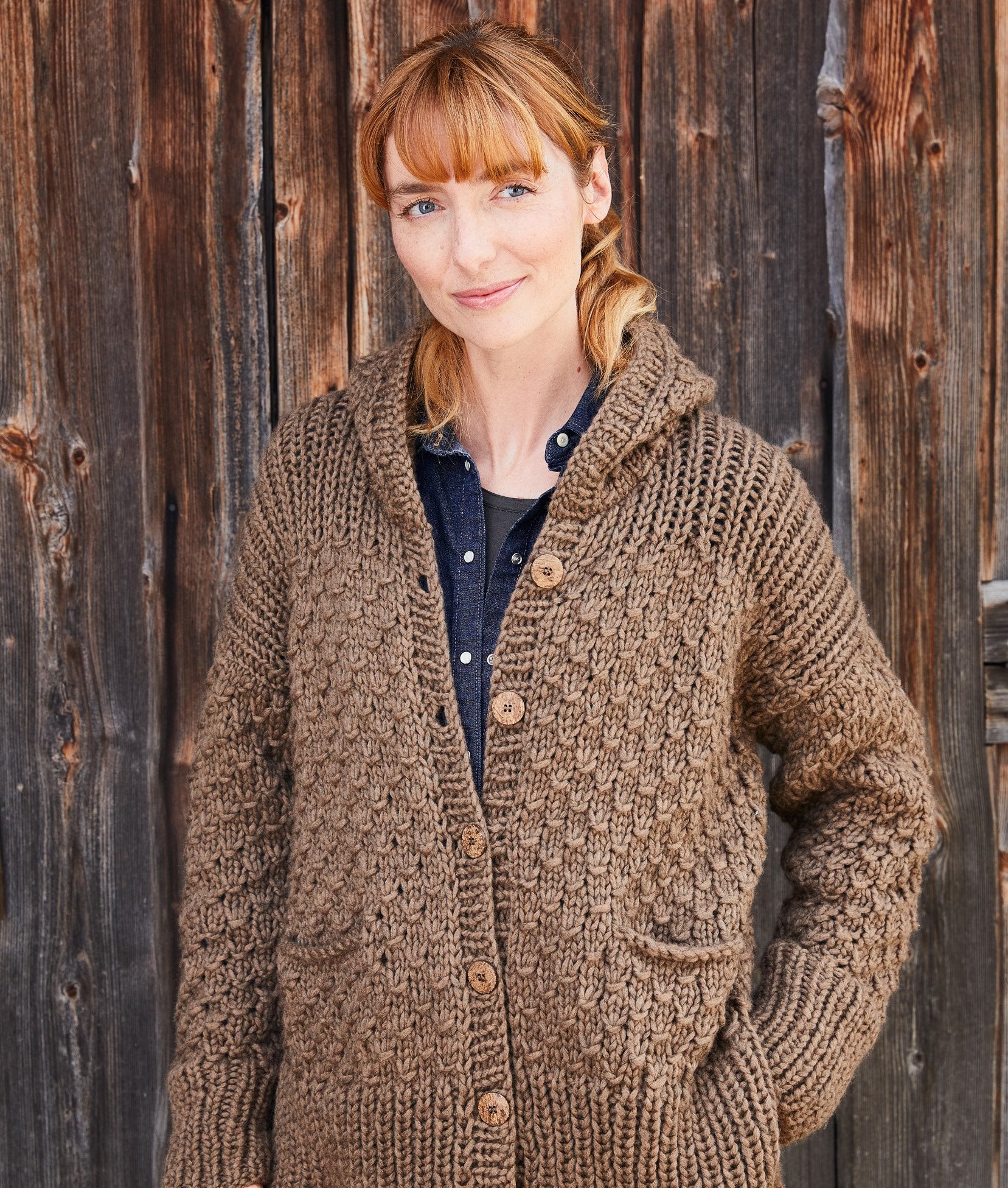 Kapuzenjacke · Landlust Winterwolle
