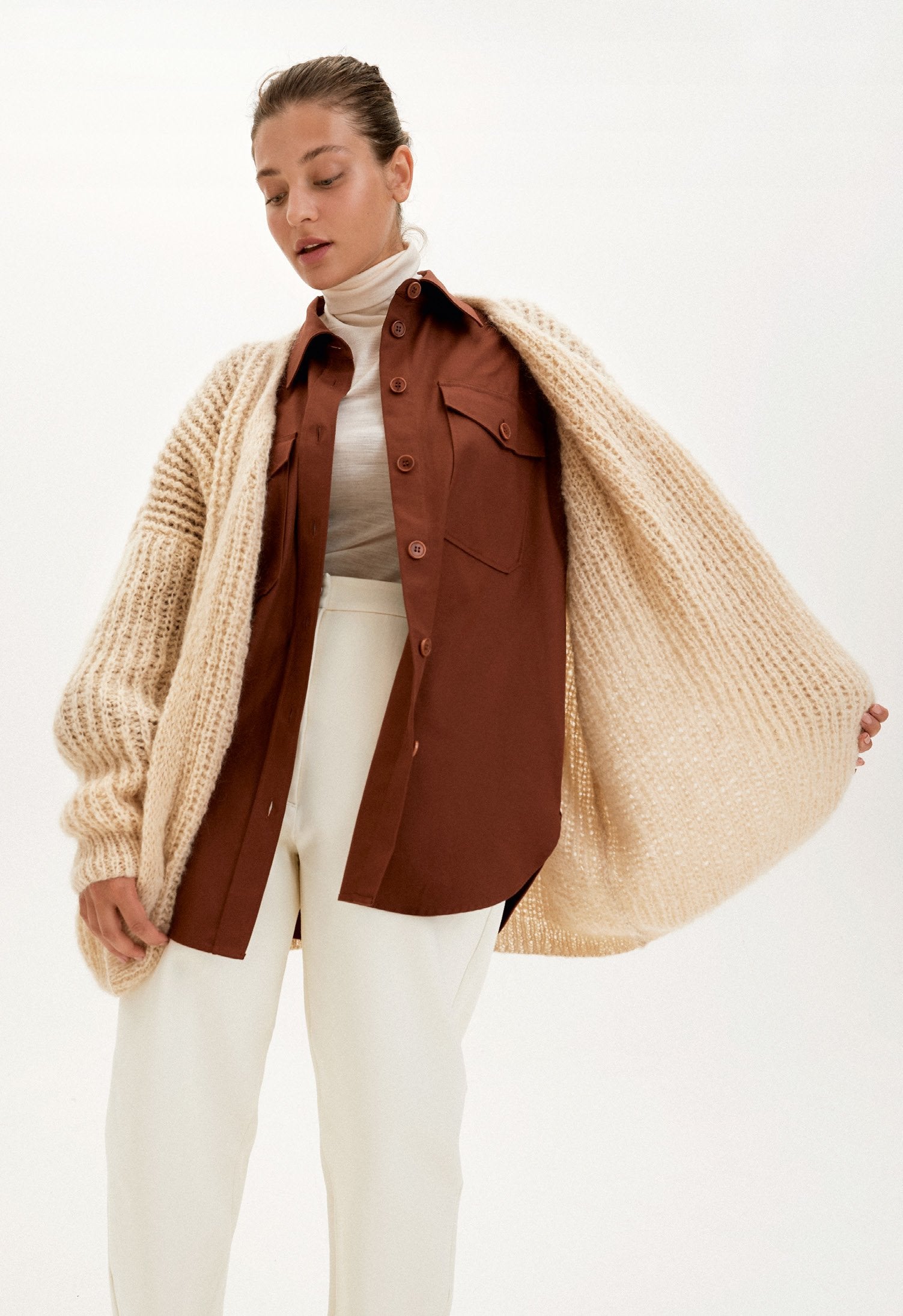 CARDIGAN · LALA BERLIN BRUSHY