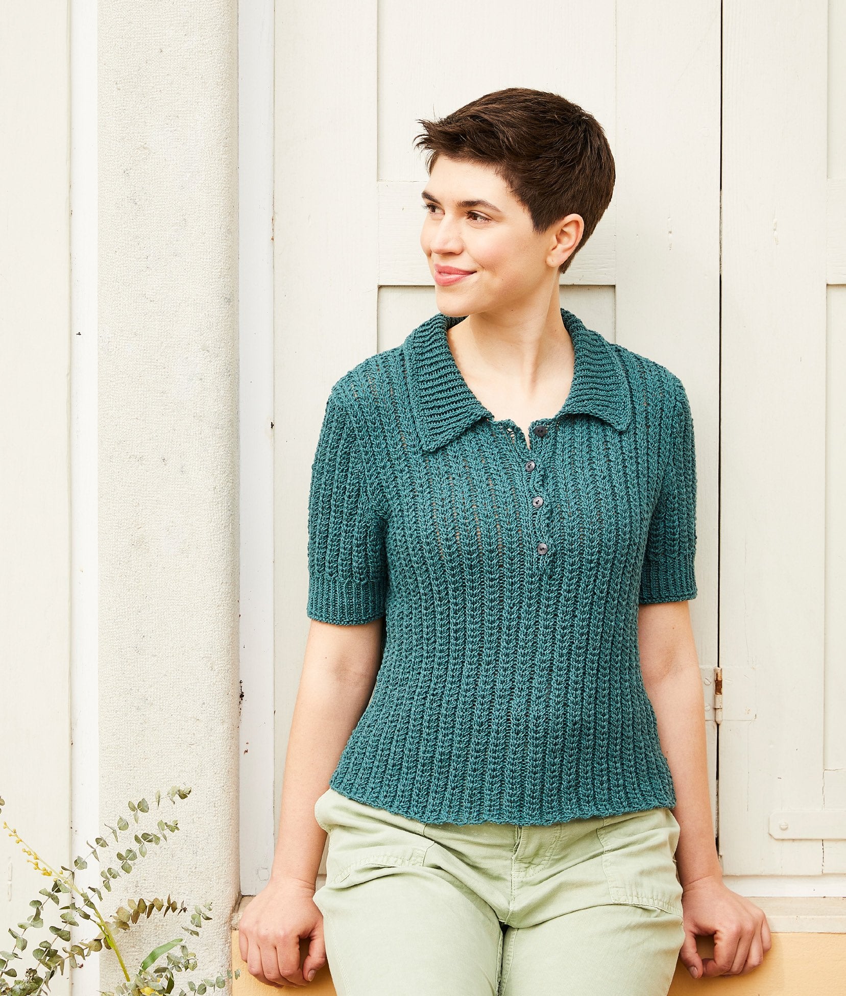 DAMENSHIRT · LANDLUST SOMMERSEIDE
