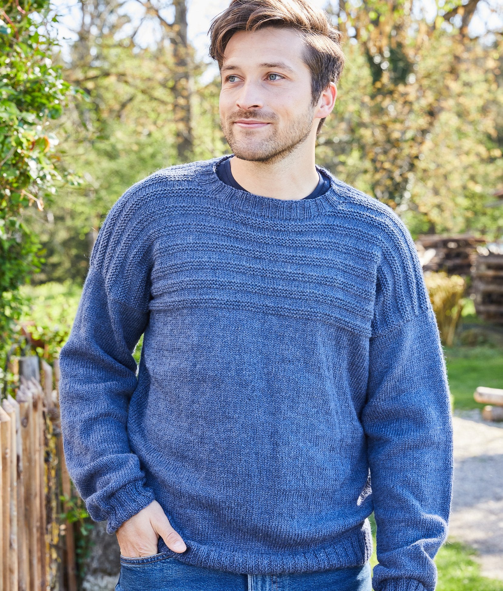 HERRENPULLOVER · LANDLUST ALPAKA MERINO 160