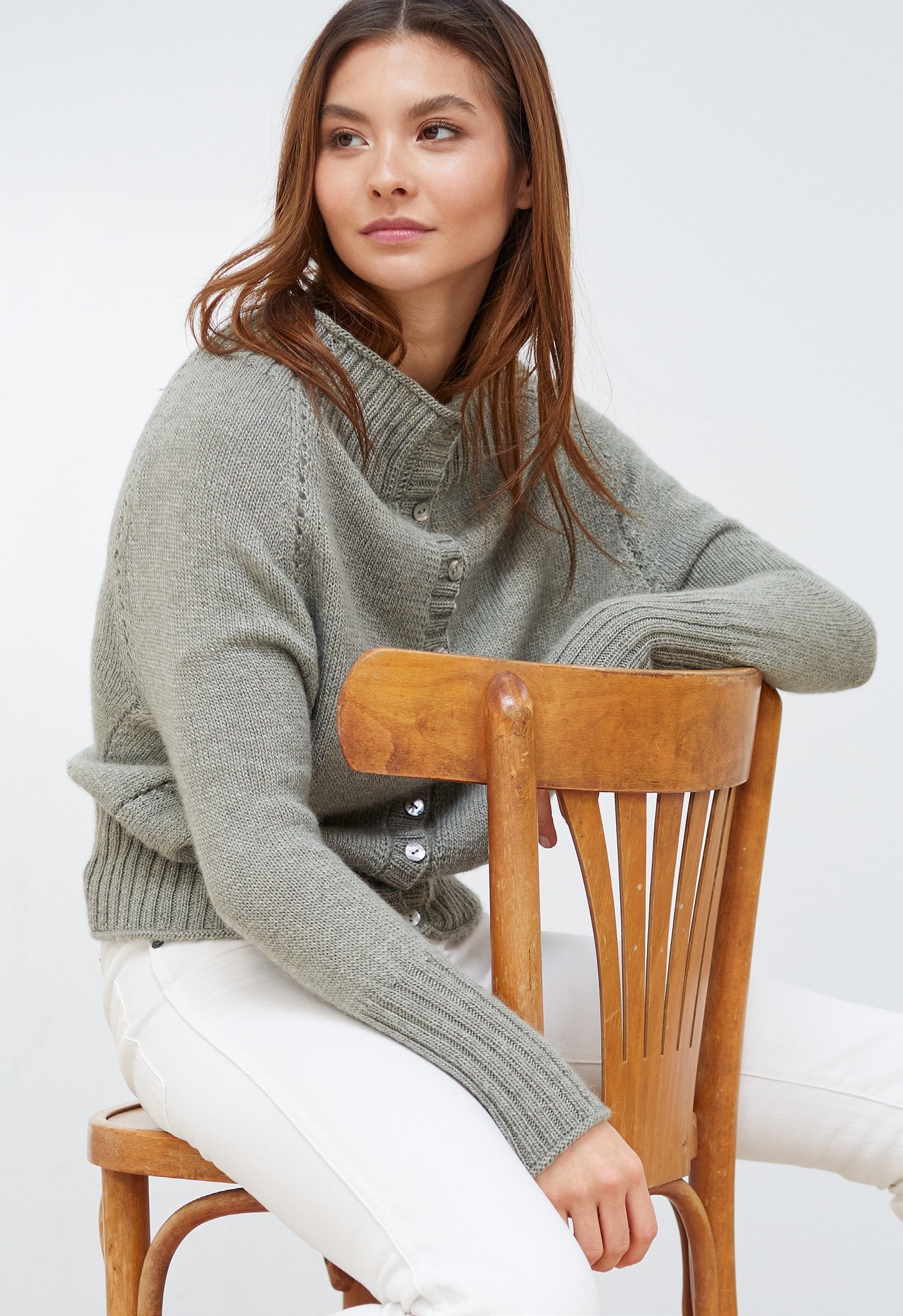 JACKE · LACE SETA MULBERRY