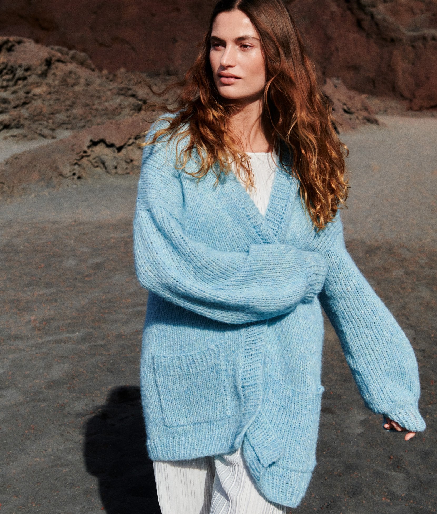 TOPDOWN CARDIGAN · BELLA