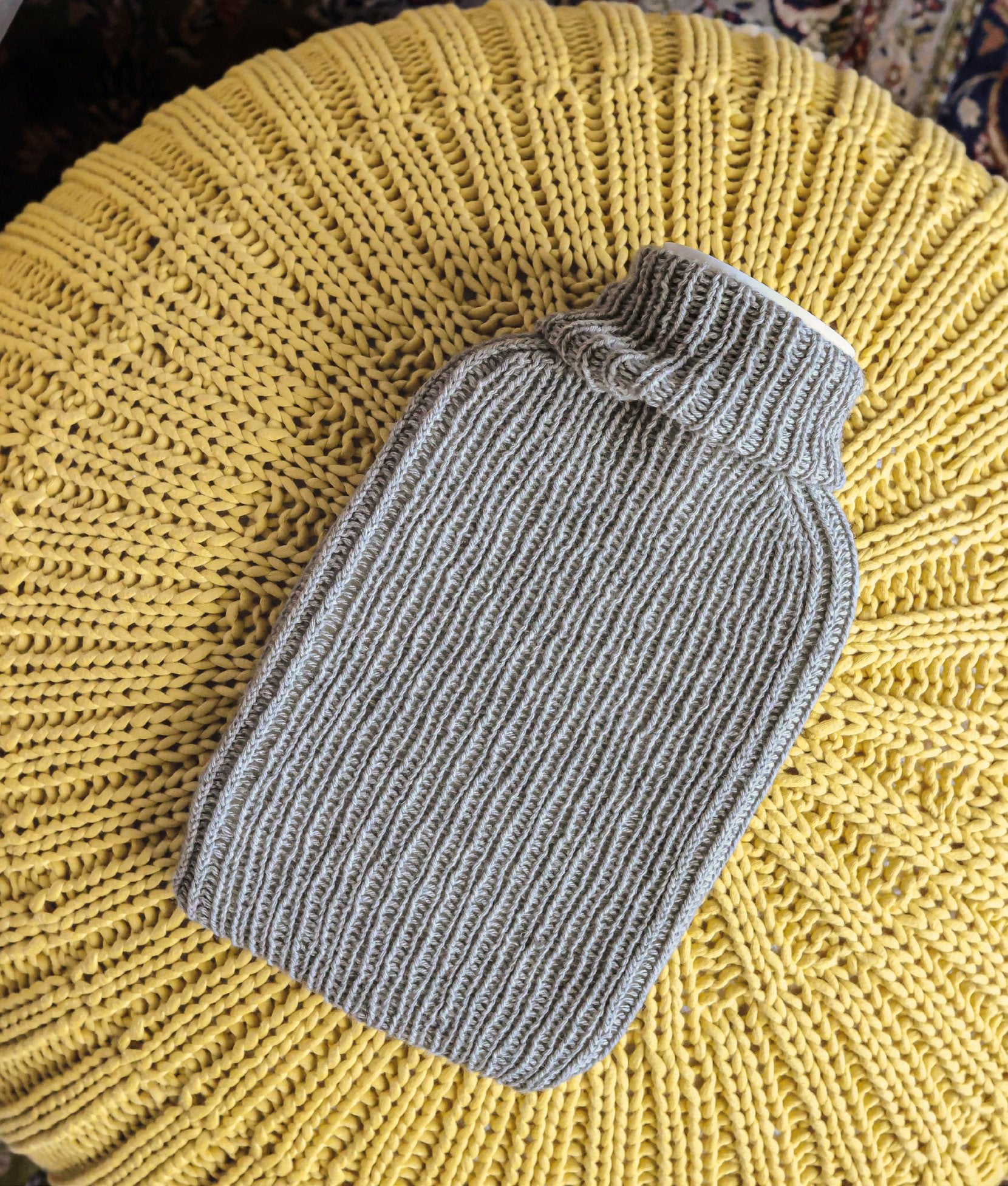 WÄRMFLASCHENBEZUG · CASHMERE VERDE