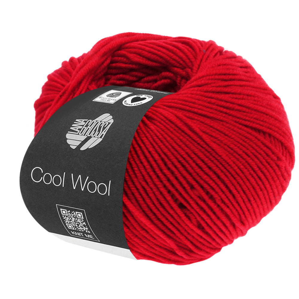 COOL WOOL - Leuchtendrot