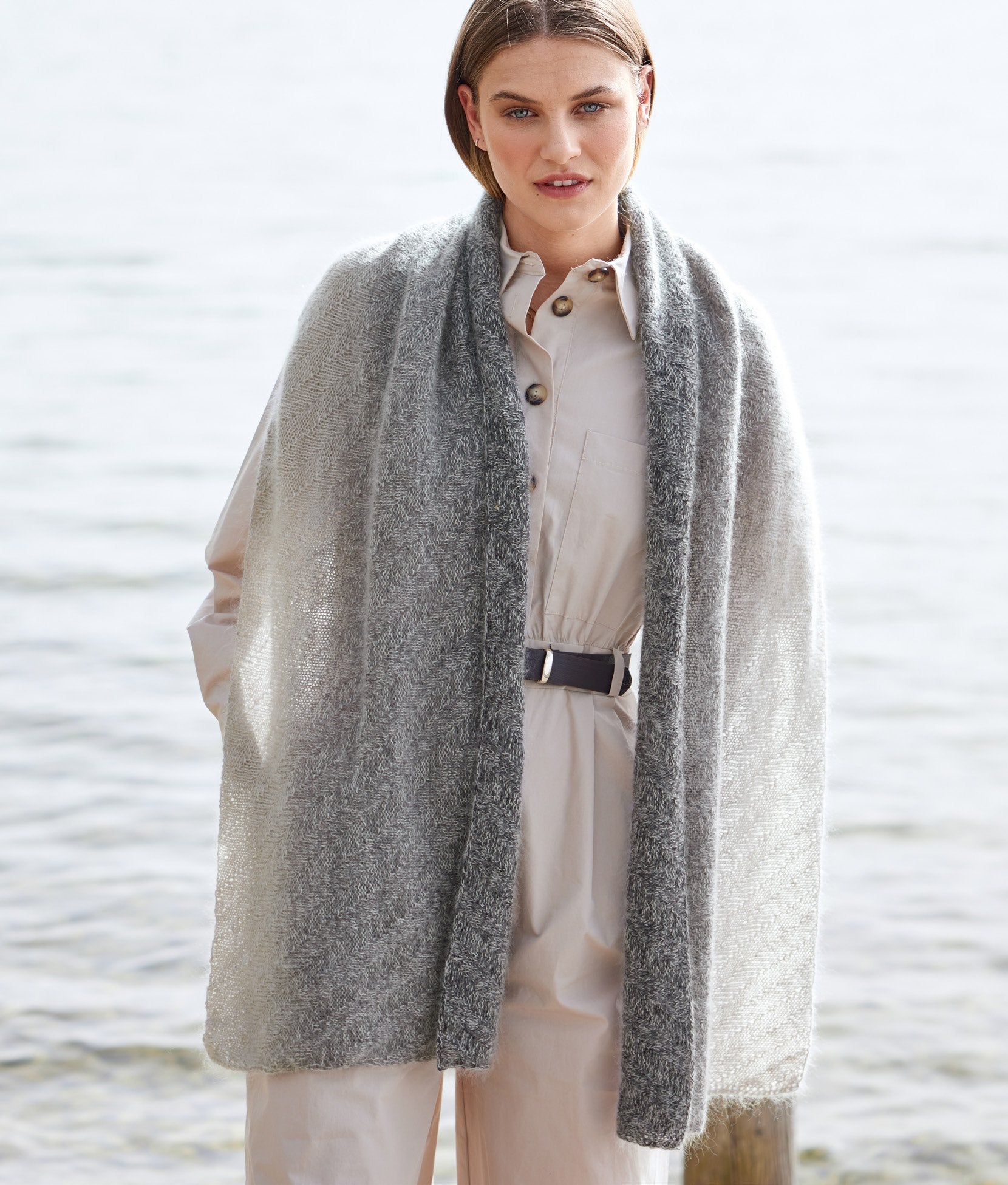 Modell 7 · MERINO LACE AQUARELL & SILKHAIR