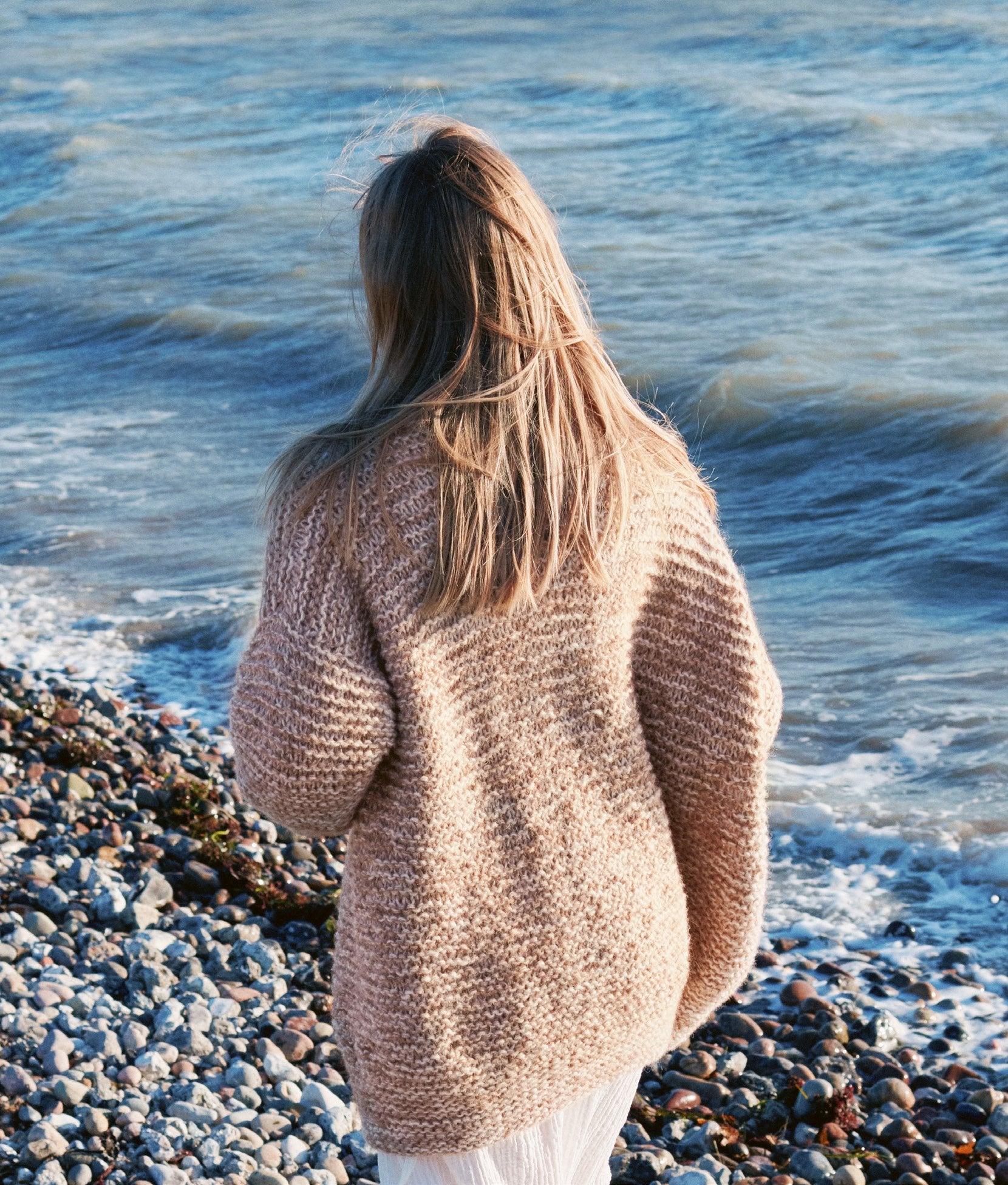 Cardigan · Natural Alpaca Pelo