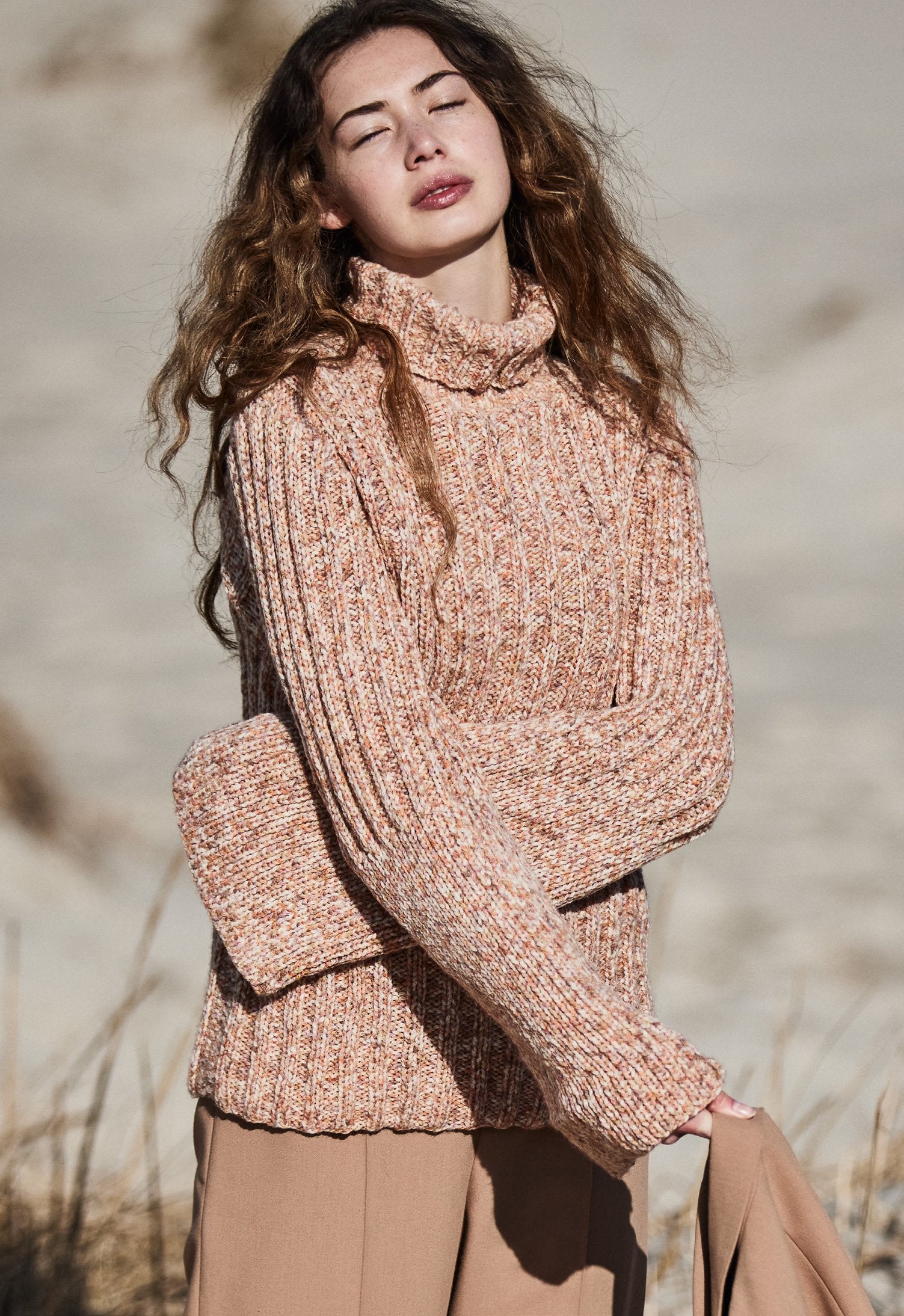 RIPPENPULLOVER · COOL MERINO PRINT