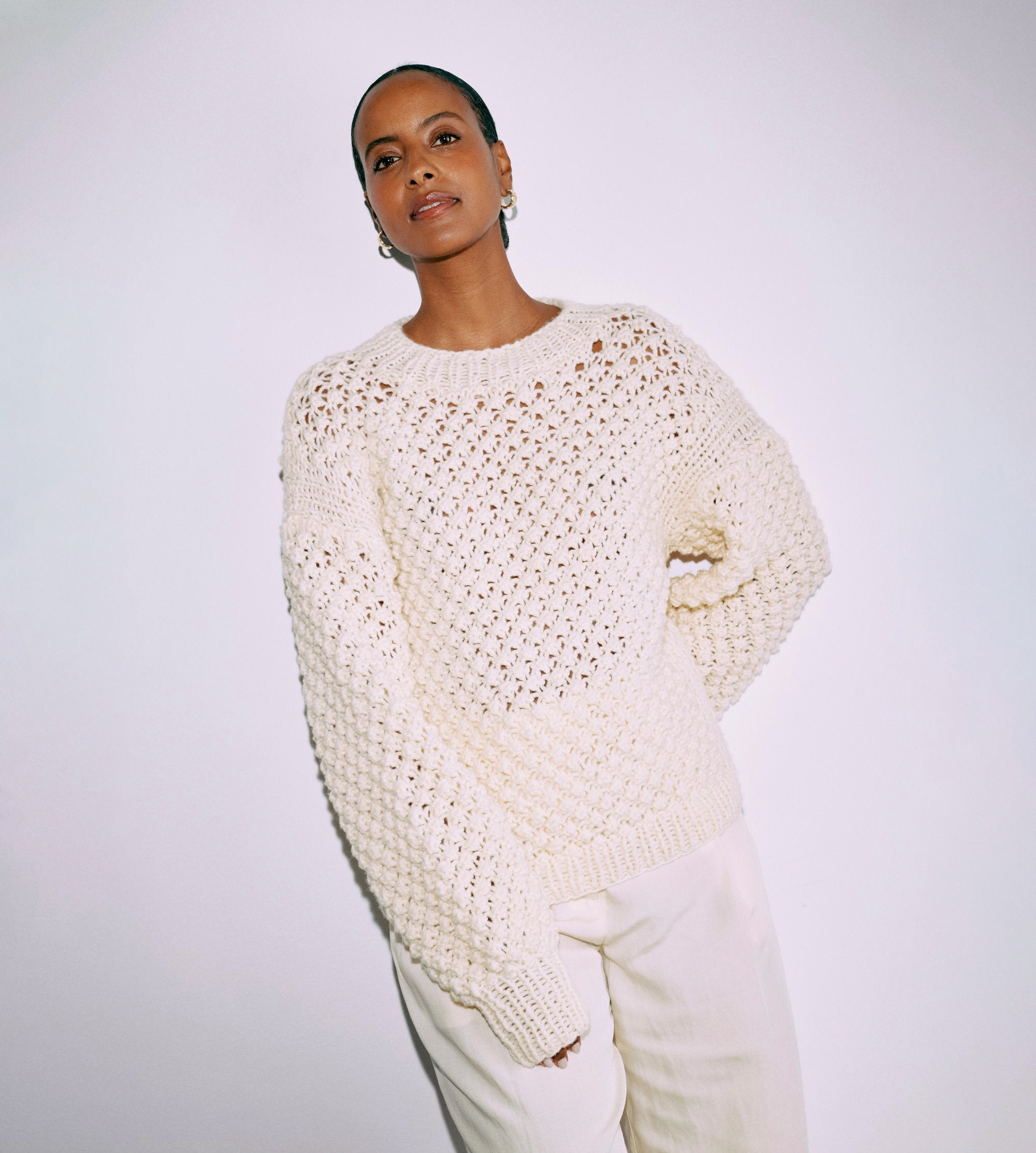 Noppenpullover · Lala Berlin Lovely Cotton