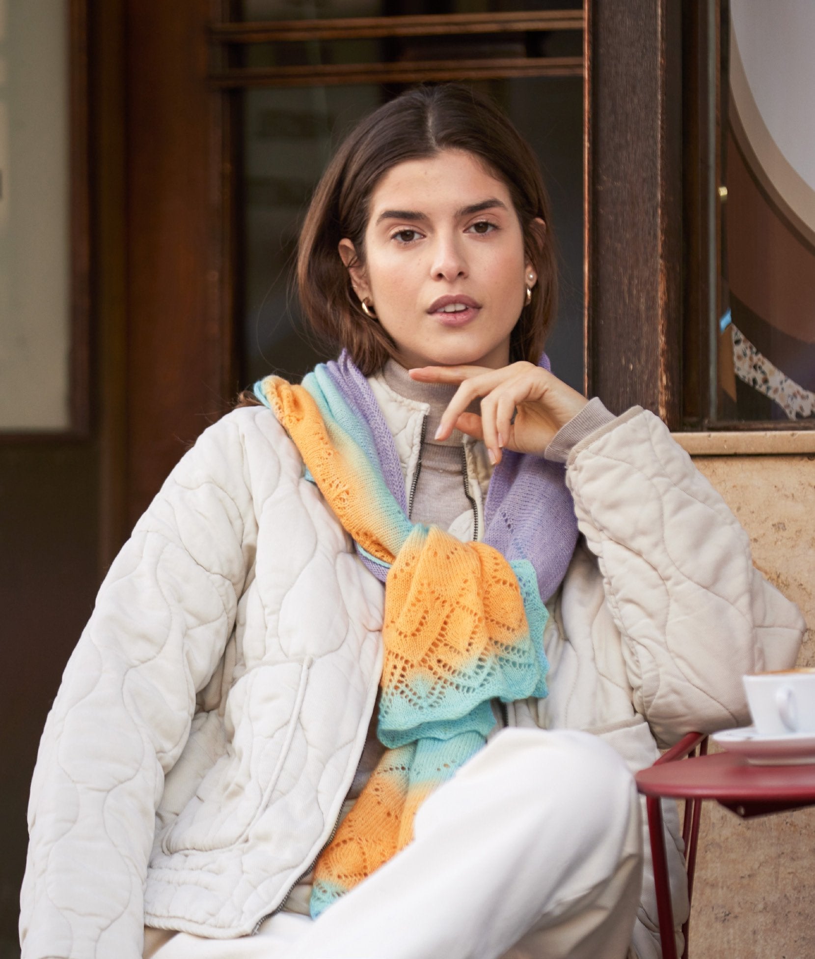 STOLA · COOL WOOL LACE HAND-DYED