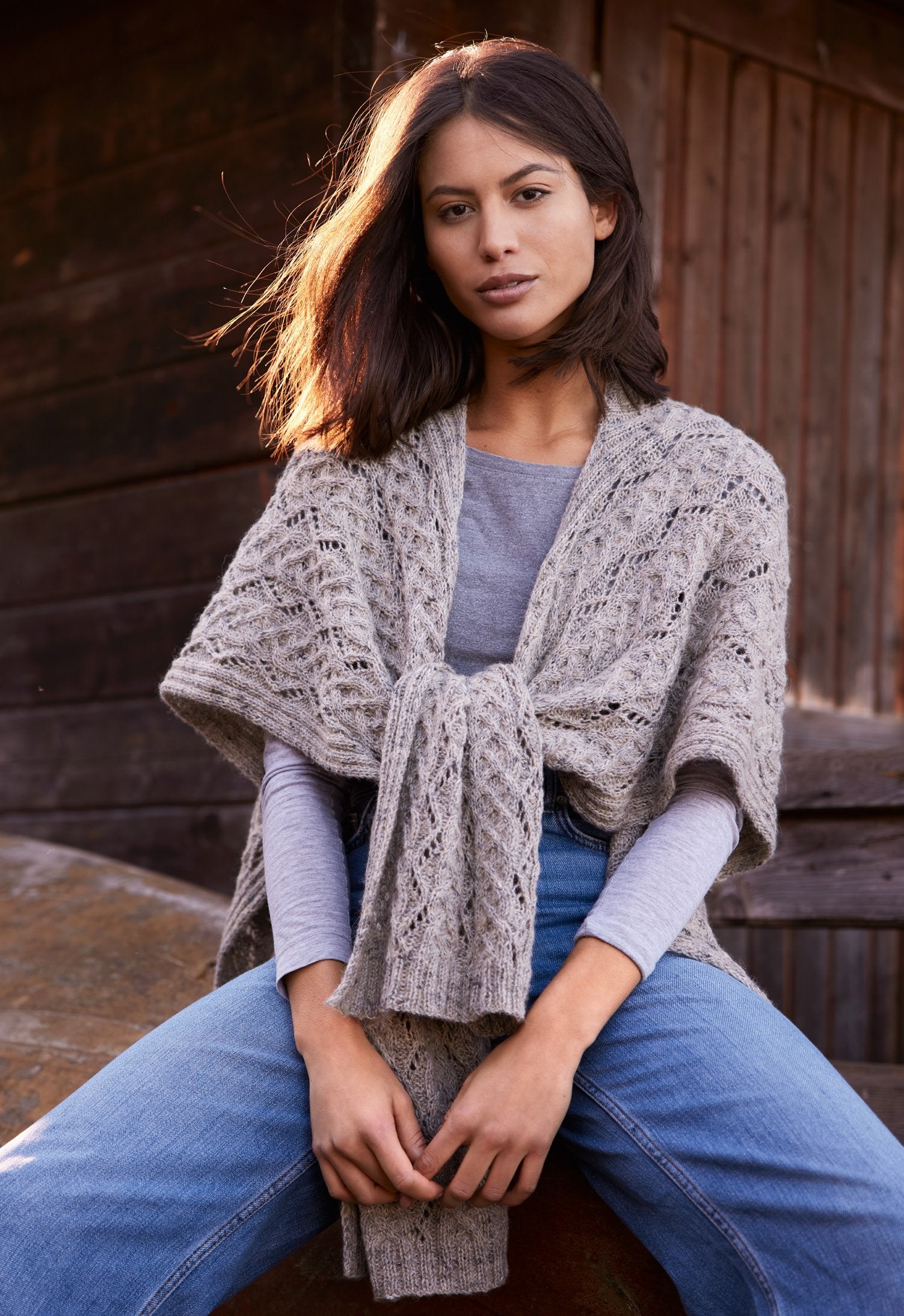 PONCHO · ECOPUNO TWEED