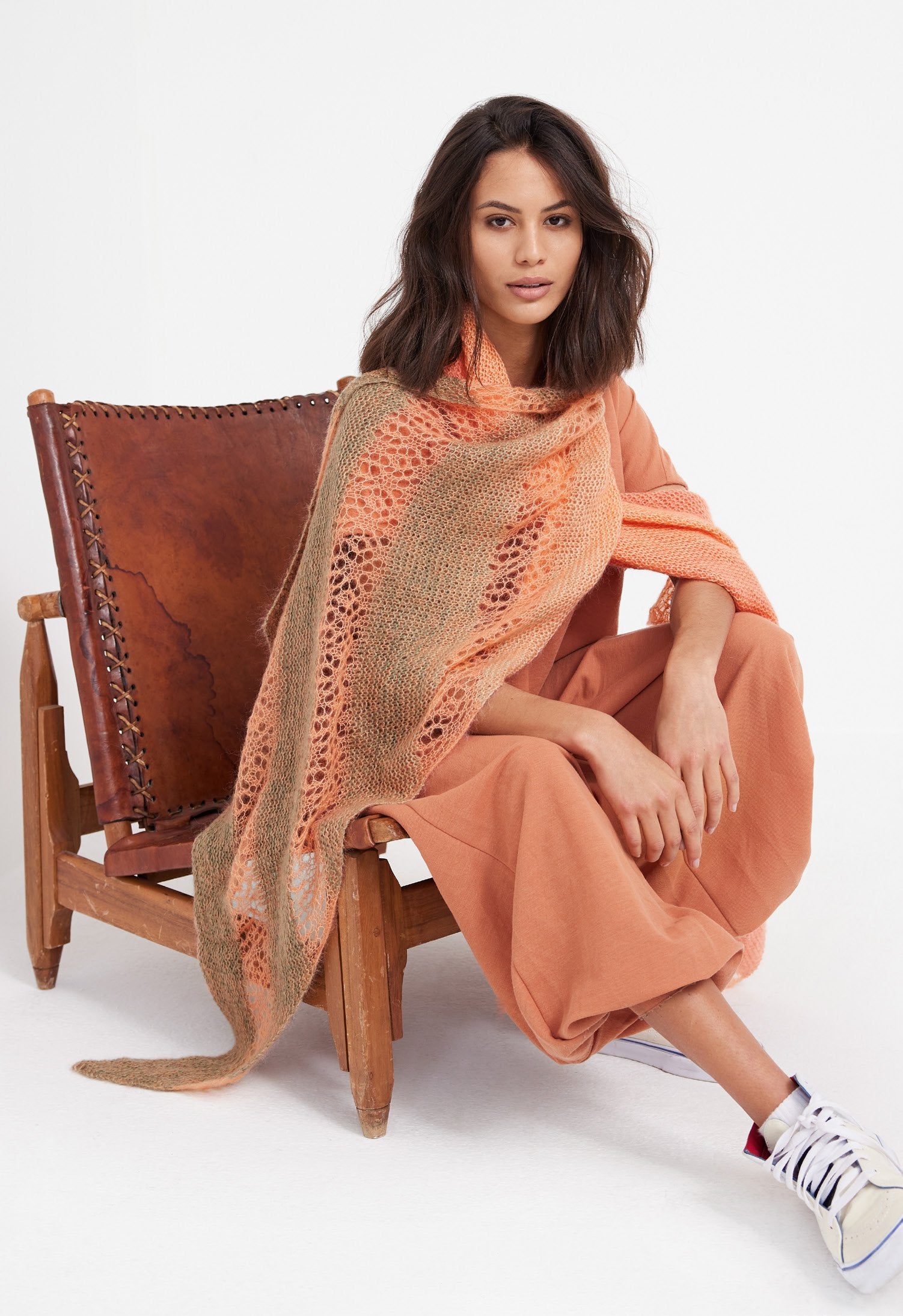 SCHAL · COOL WOOL LACE HAND-DYED & SILKHAIR