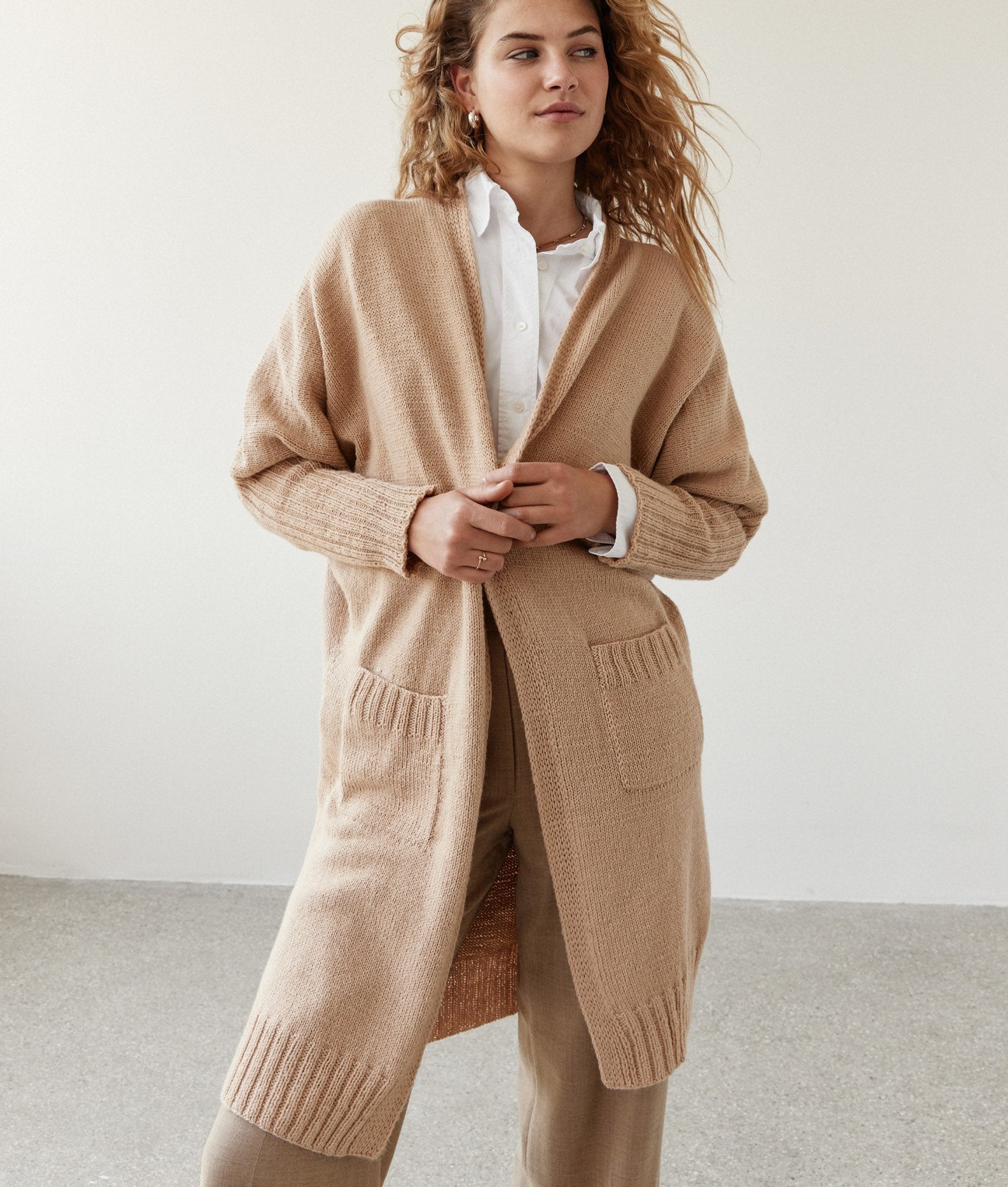 LONG CARDIGAN · LANDLUST ALPAKA MERINO 160
