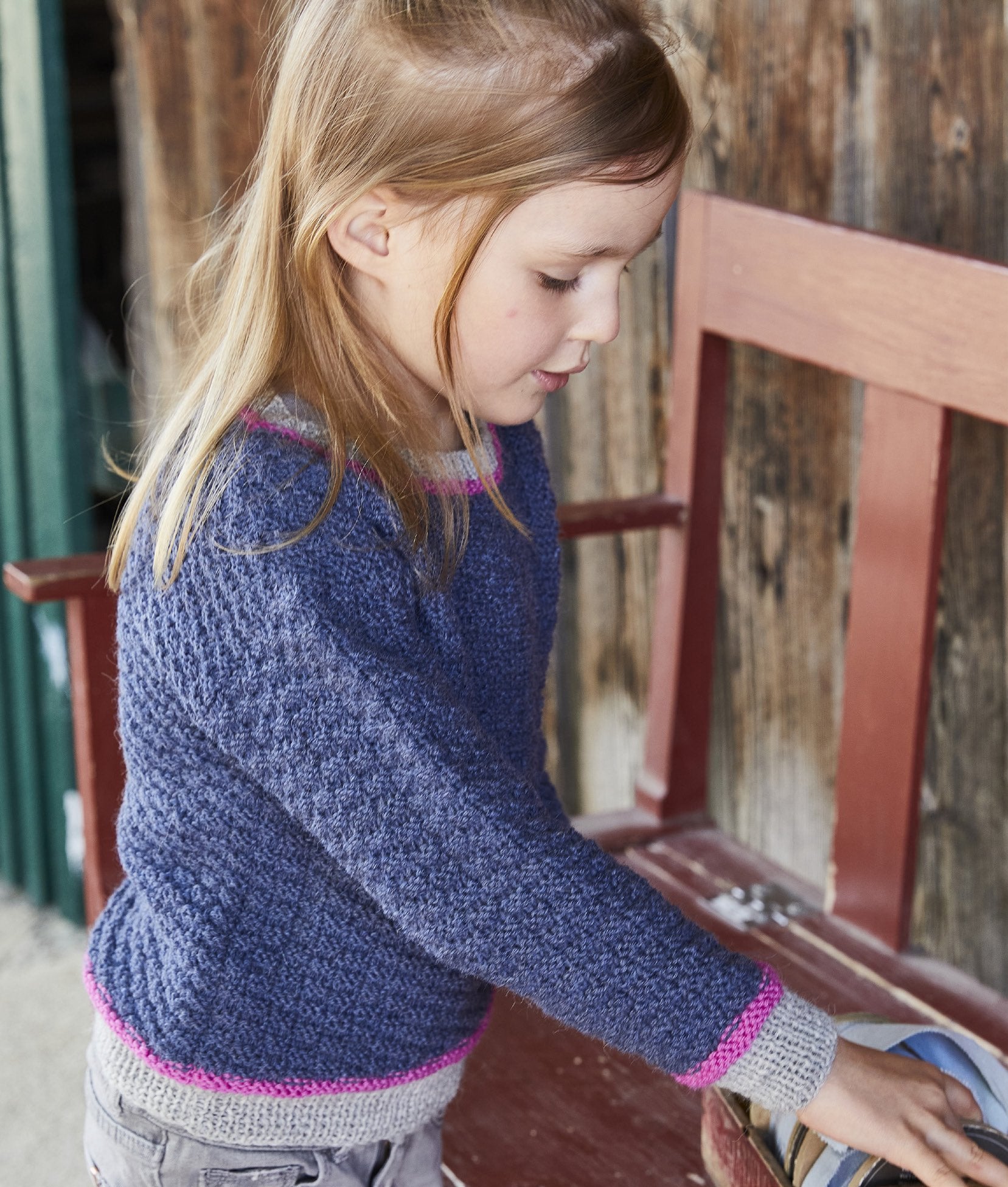 Kinderpullover · Landlust Alpaka Merino 160