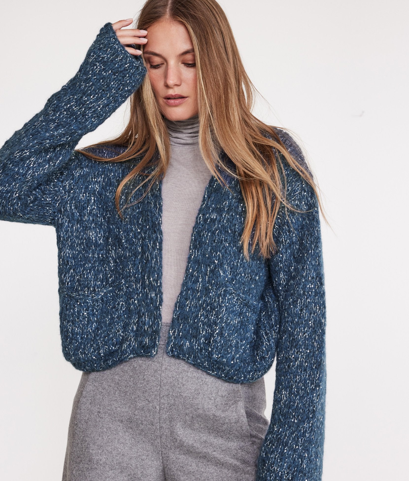 CARDIGAN · ALPACA AIR II & GLAMOUR