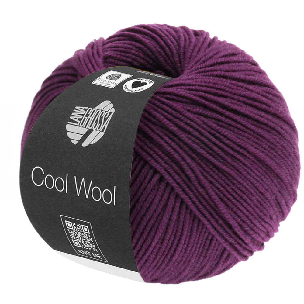 COOL WOOL - Dunkelviolett