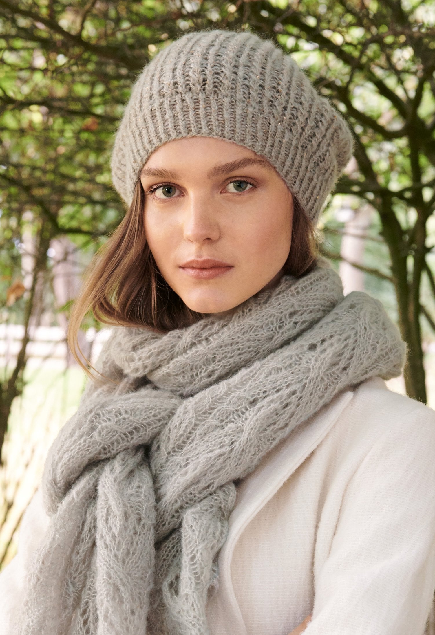 MÜTZE · CASHMERE GARZATO & DIAMANTE