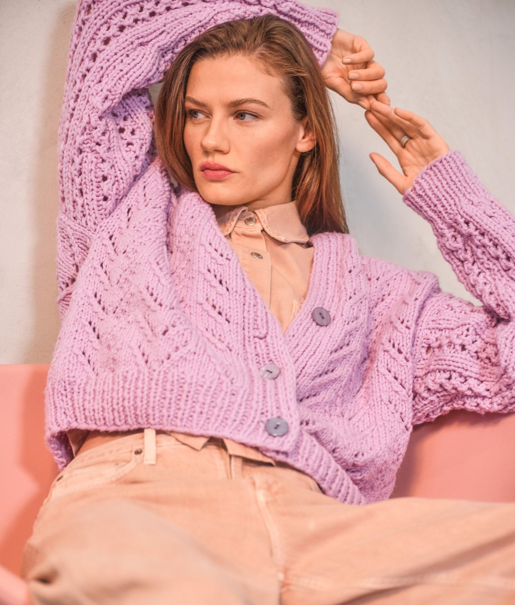 Lochmusterjacke · Brigitte No. 5