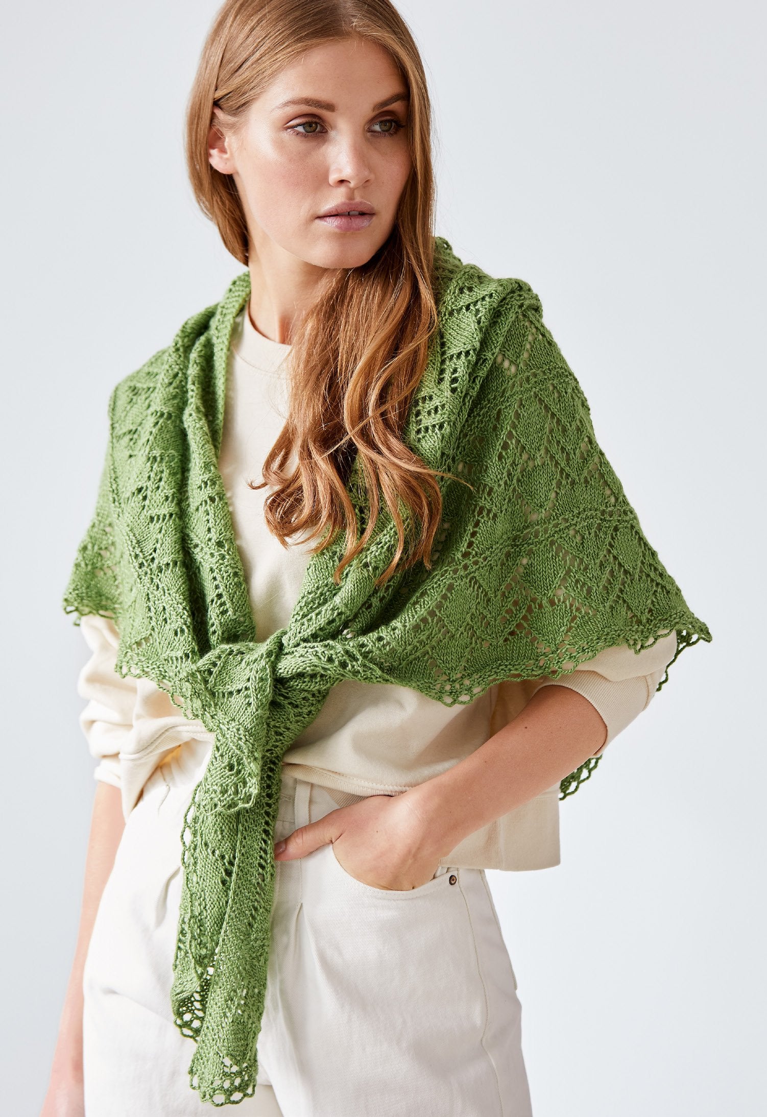 DREIECKSTUCH · LACE SETA MULBERRY
