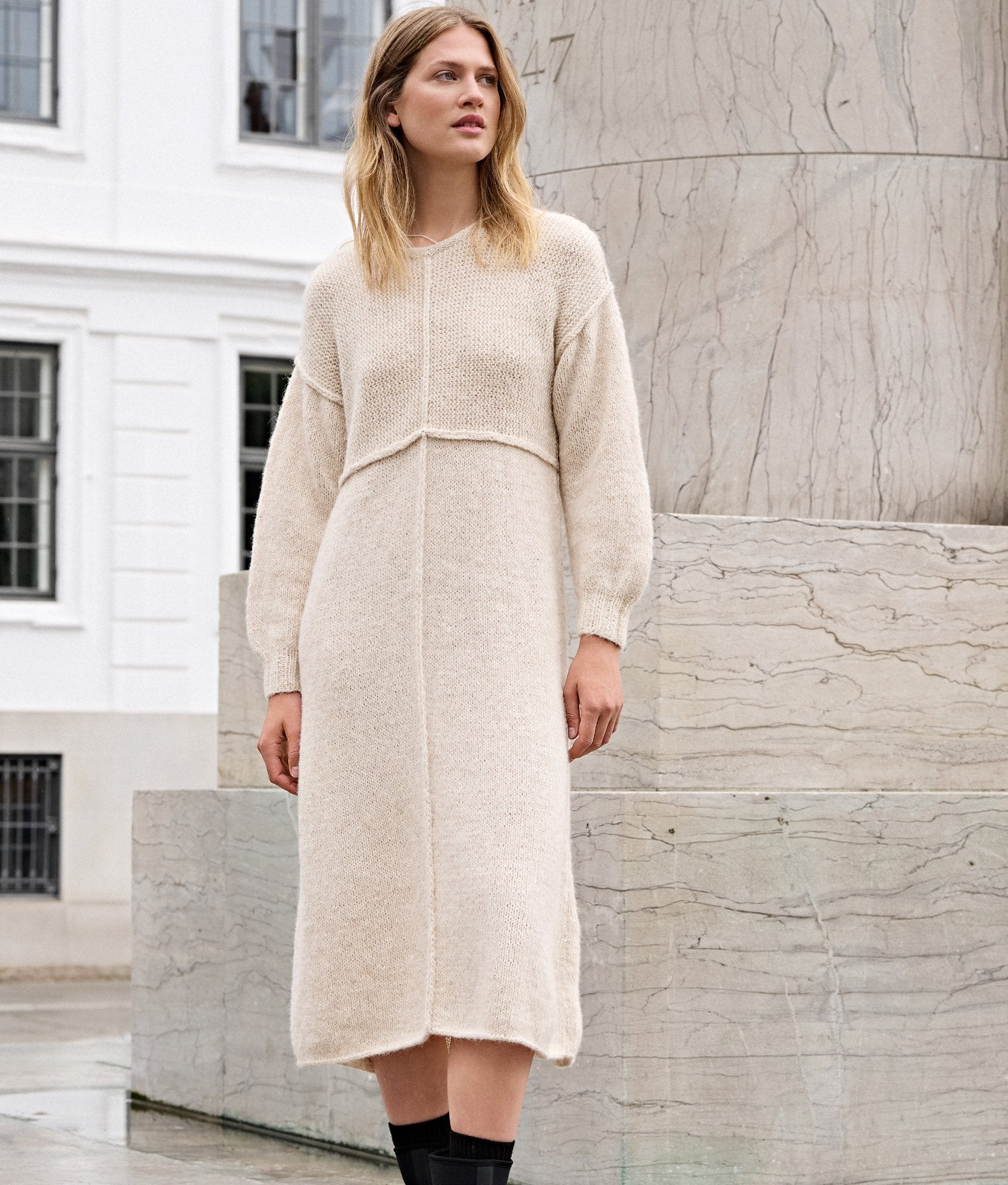Kleid · Natural Alpaca Pelo