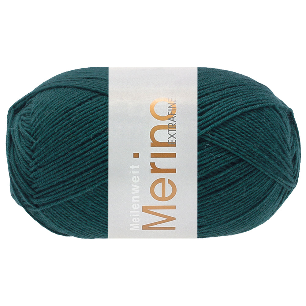 MEILENWEIT 100 MERINO EXTRAF.UNI - Tiefseegrün