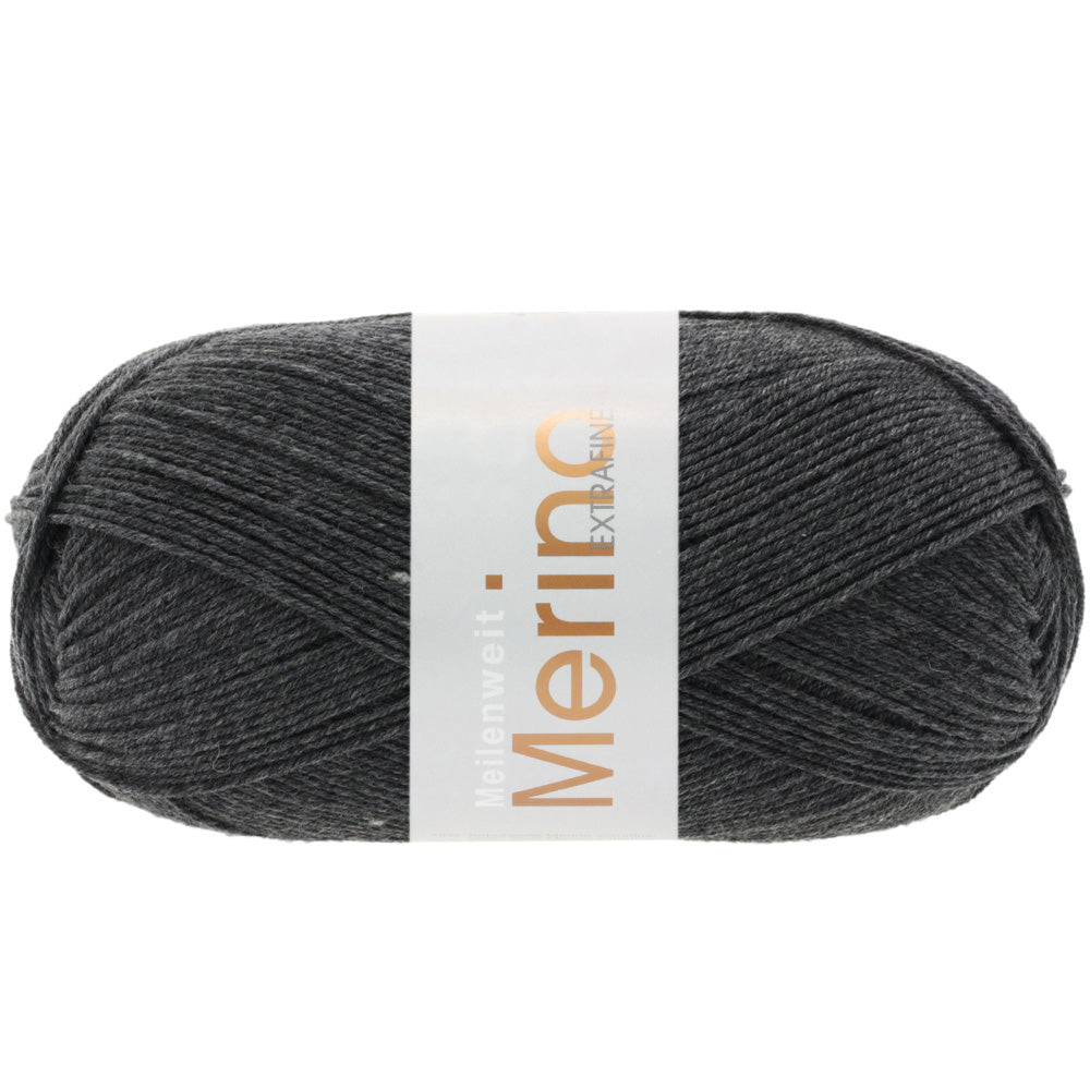 MEILENWEIT 100 MERINO EXTRAF.UNI - Anthrazit