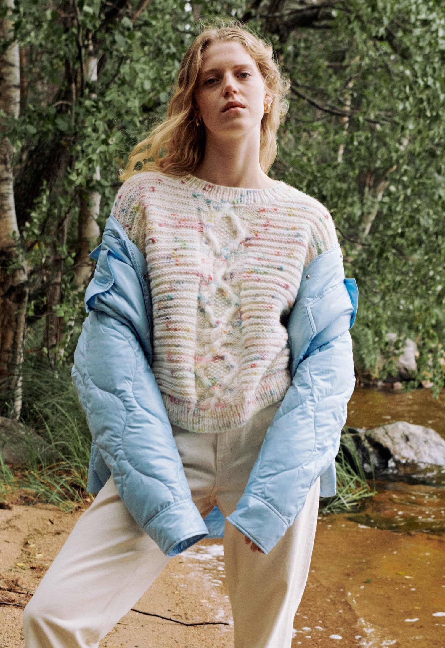 PULLOVER · LALA BERLIN LOVELY COTTON INSERTO