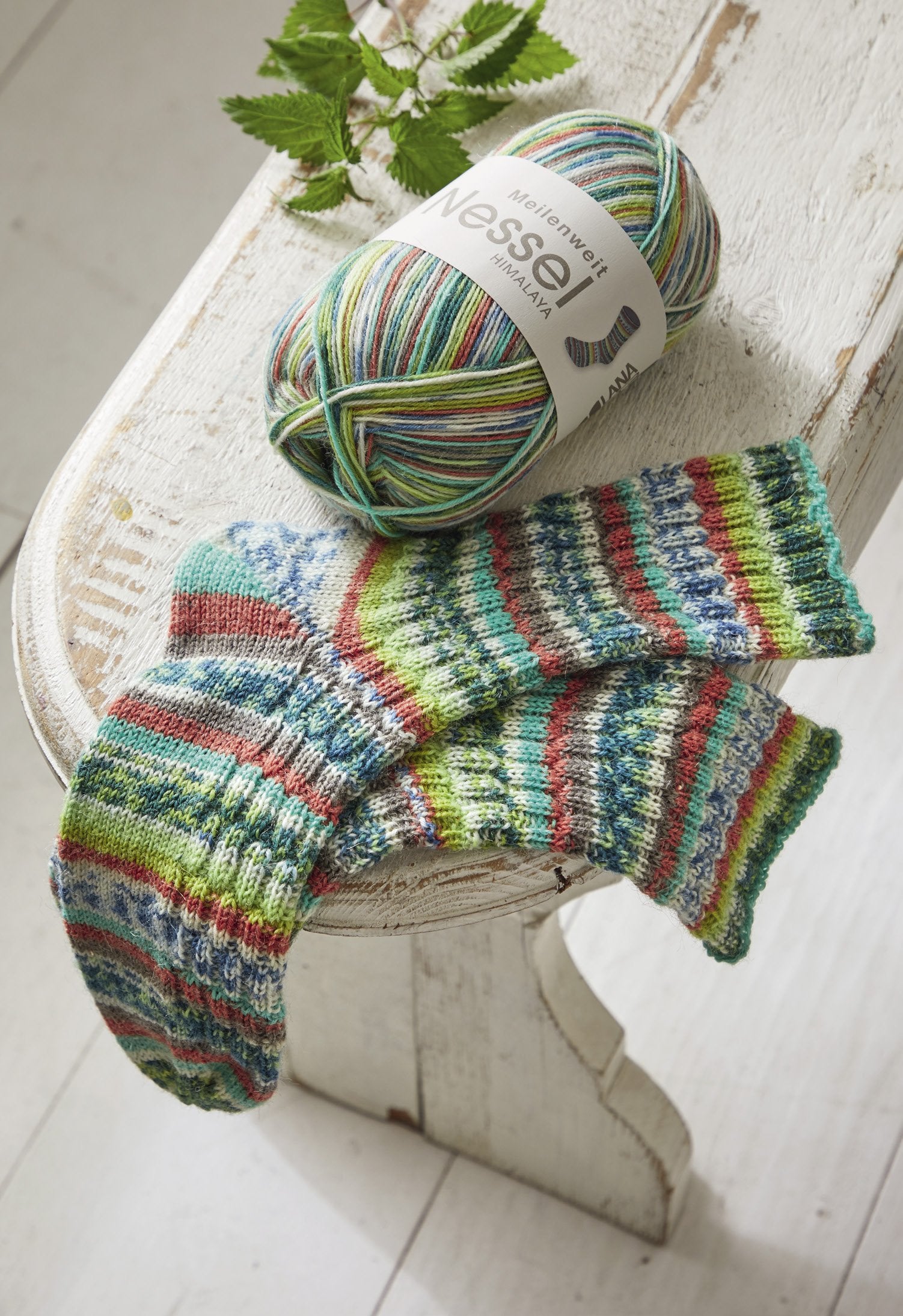 Socken · Meilenweit 100 Nessel Himalaya