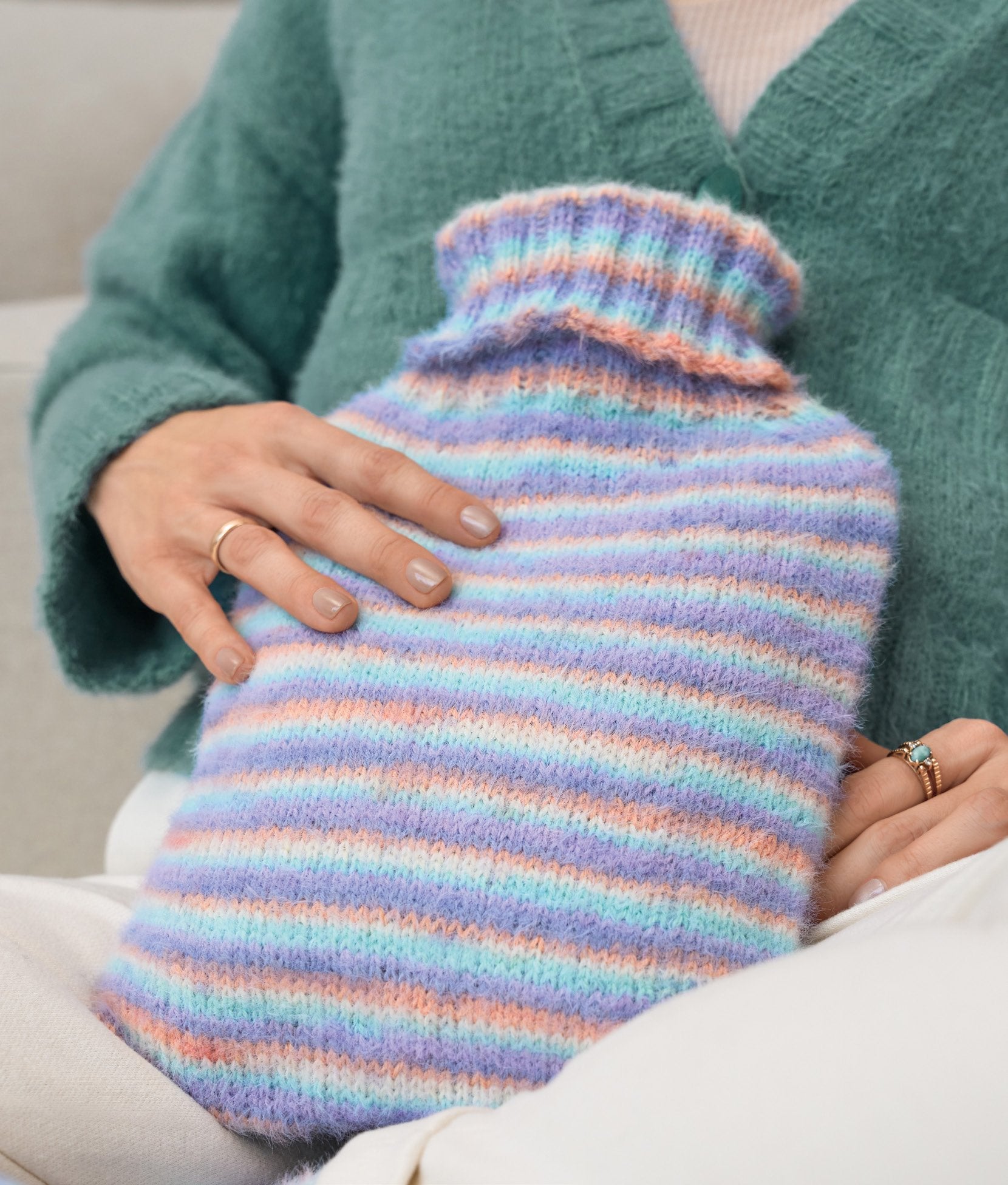 Wärmflaschenhülle · Cosy Socks Multi Stripes