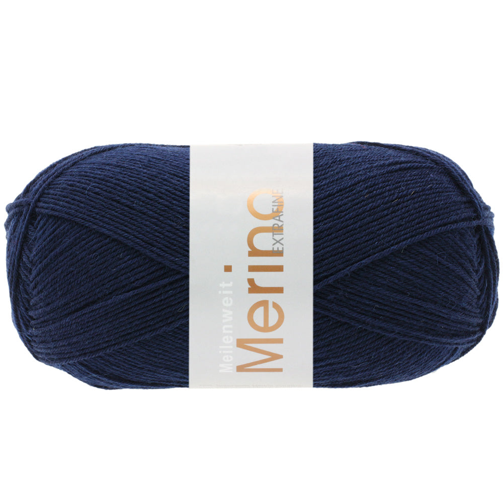 MEILENWEIT 100 MERINO EXTRAF.UNI - Nachtblau