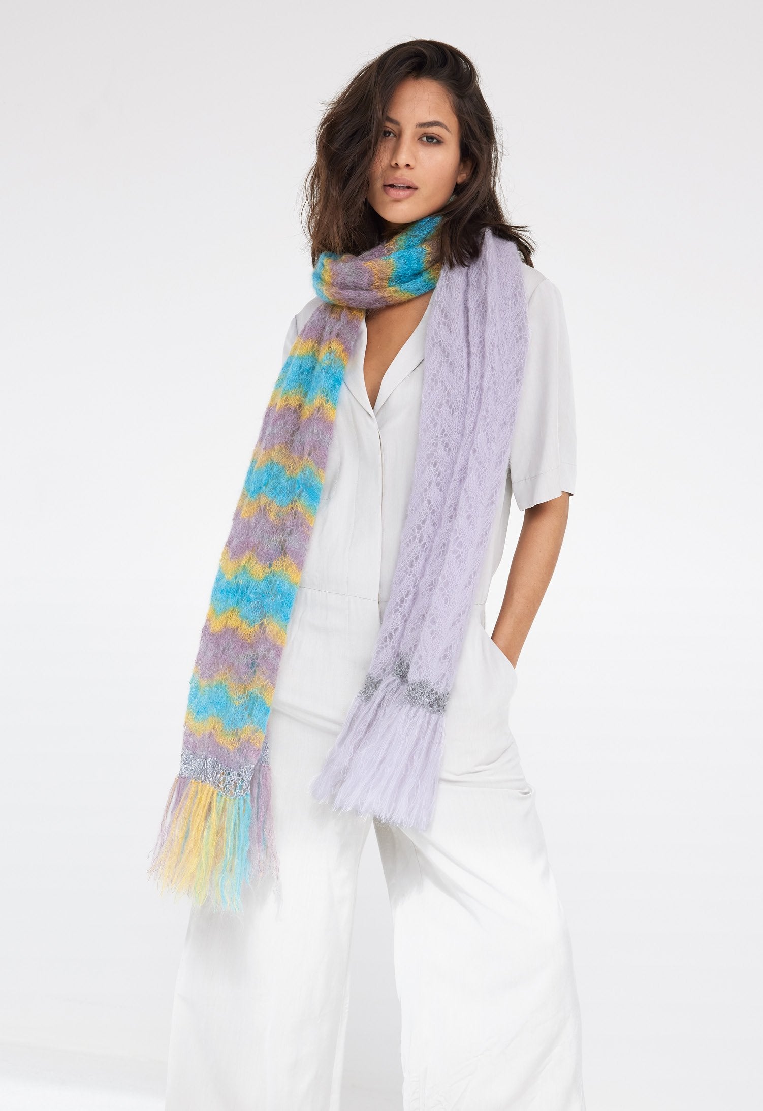 TUCH · SILKHAIR HAZE PRINT, SILKHAIR & DIAMANTE