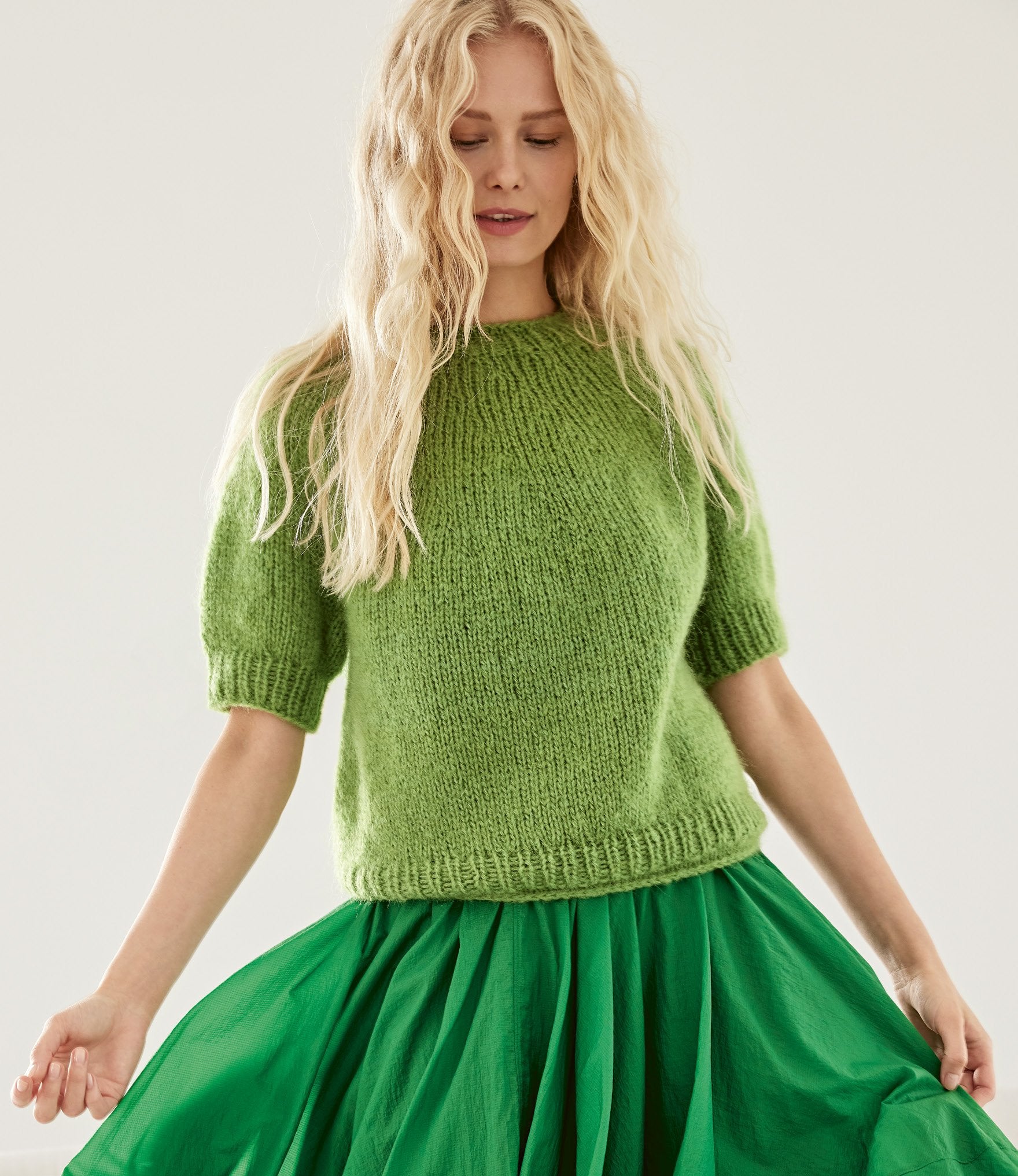 Rundpassen-Pullover · Mohair di Gio