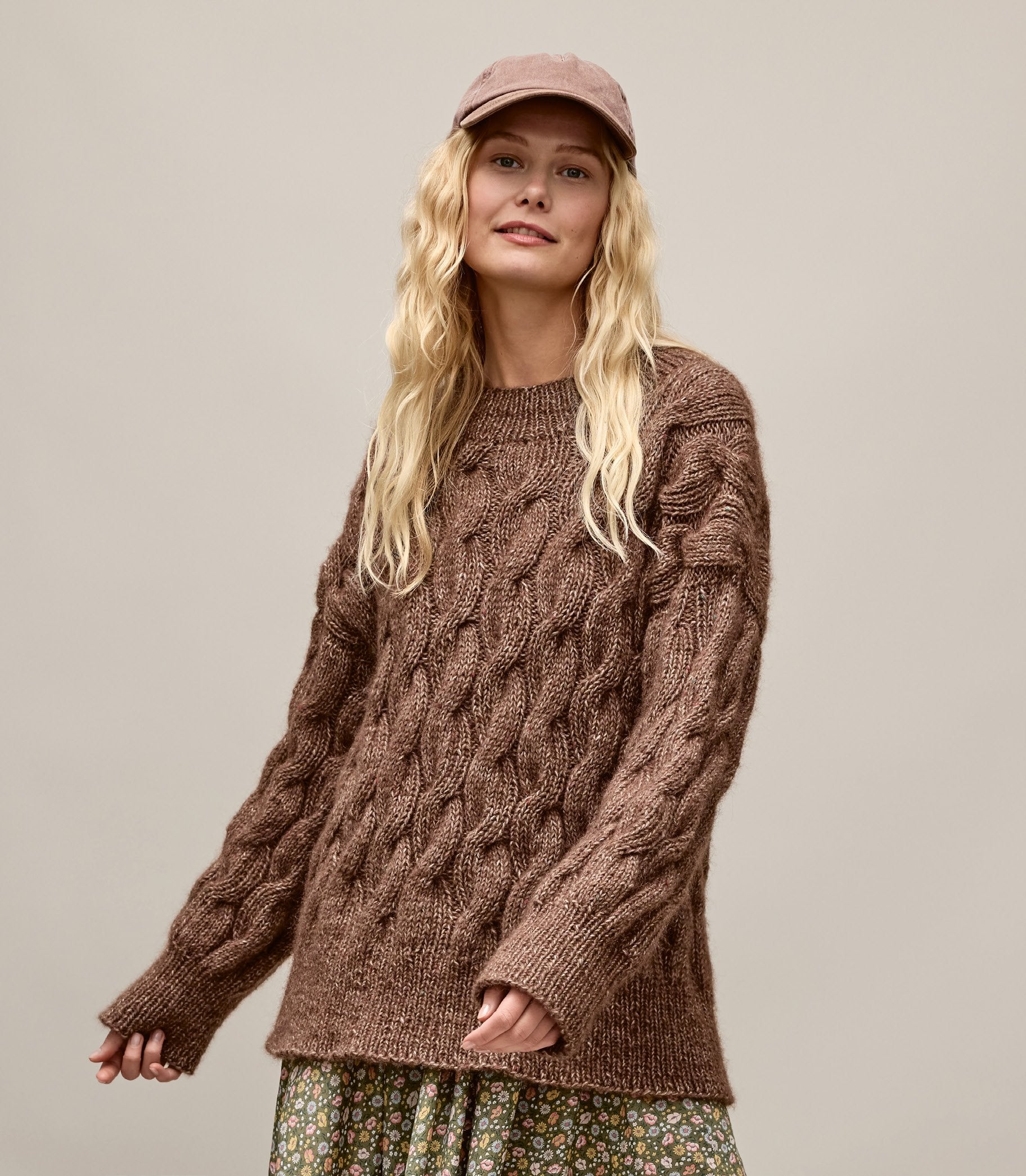 Pullover · Natural Alpaca Pelo & Natural Superkid Tweed