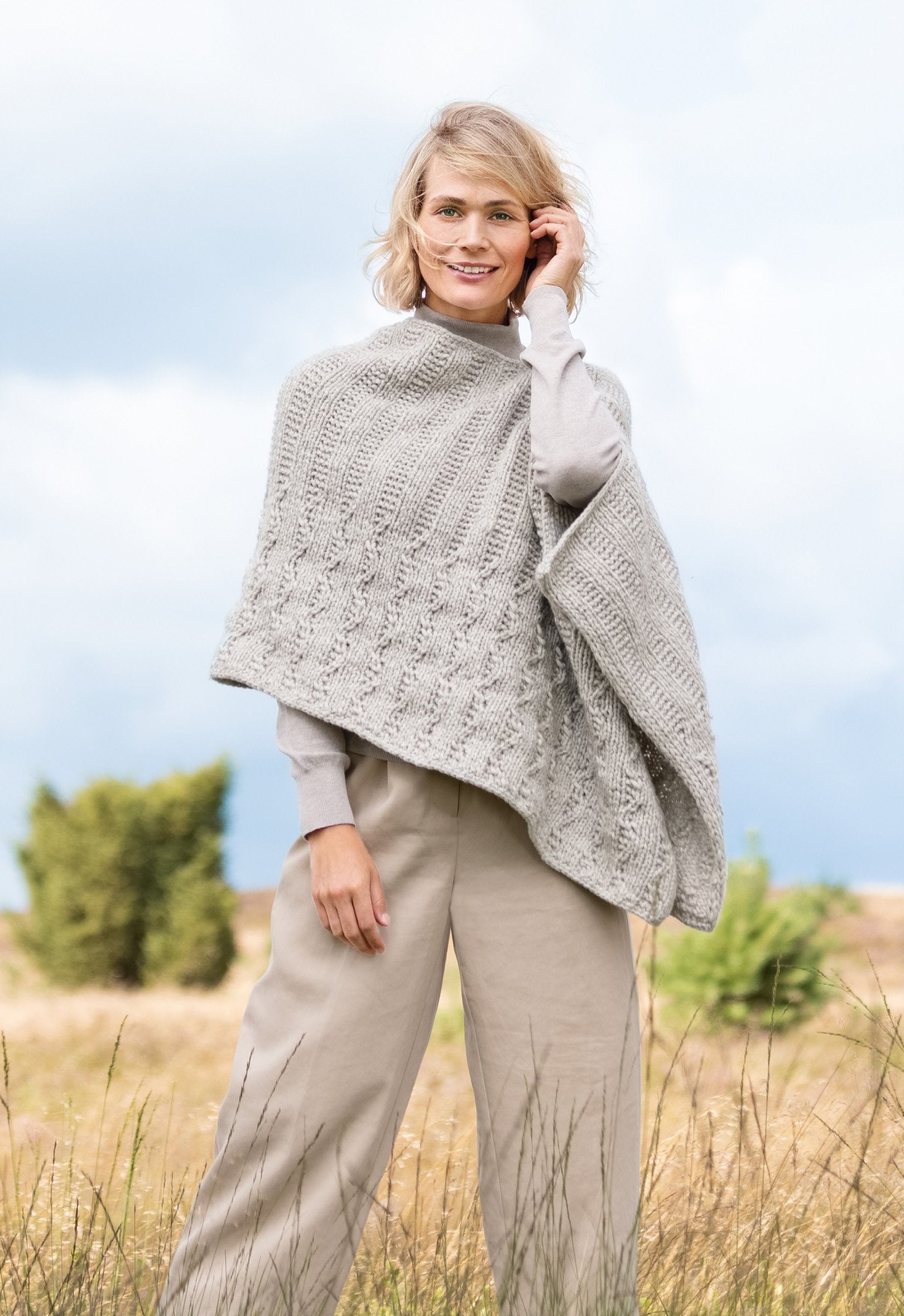 PONCHO · LANDLUST WINTERWOLLE
