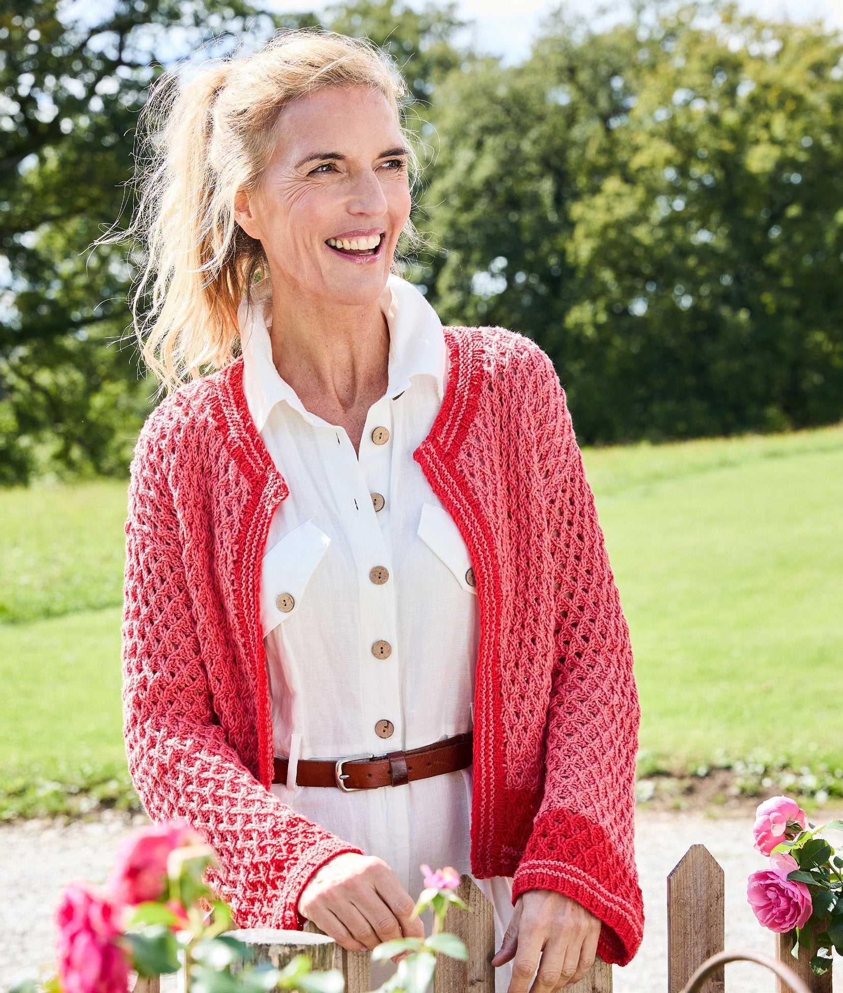 AJOUR-JACKE · LANDLUST BAUMWOLLE