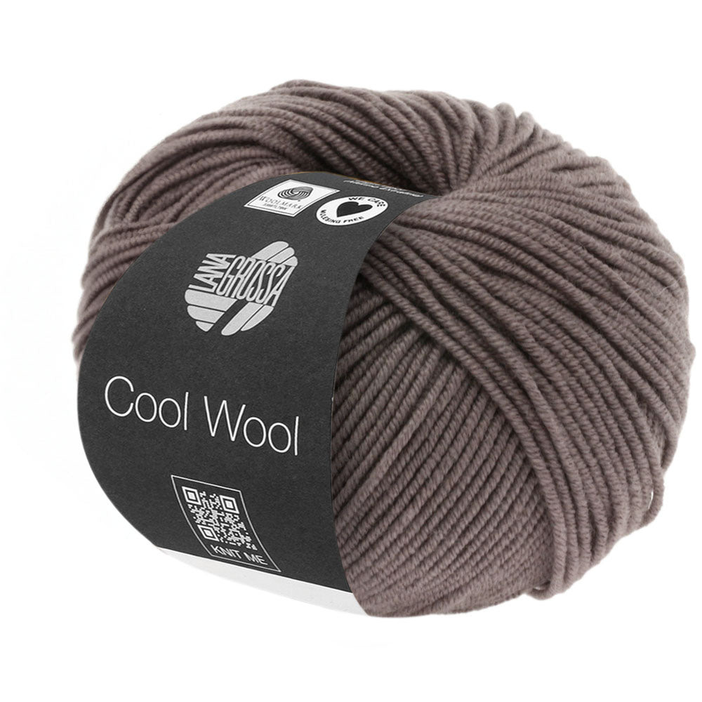 COOL WOOL - Graubraun