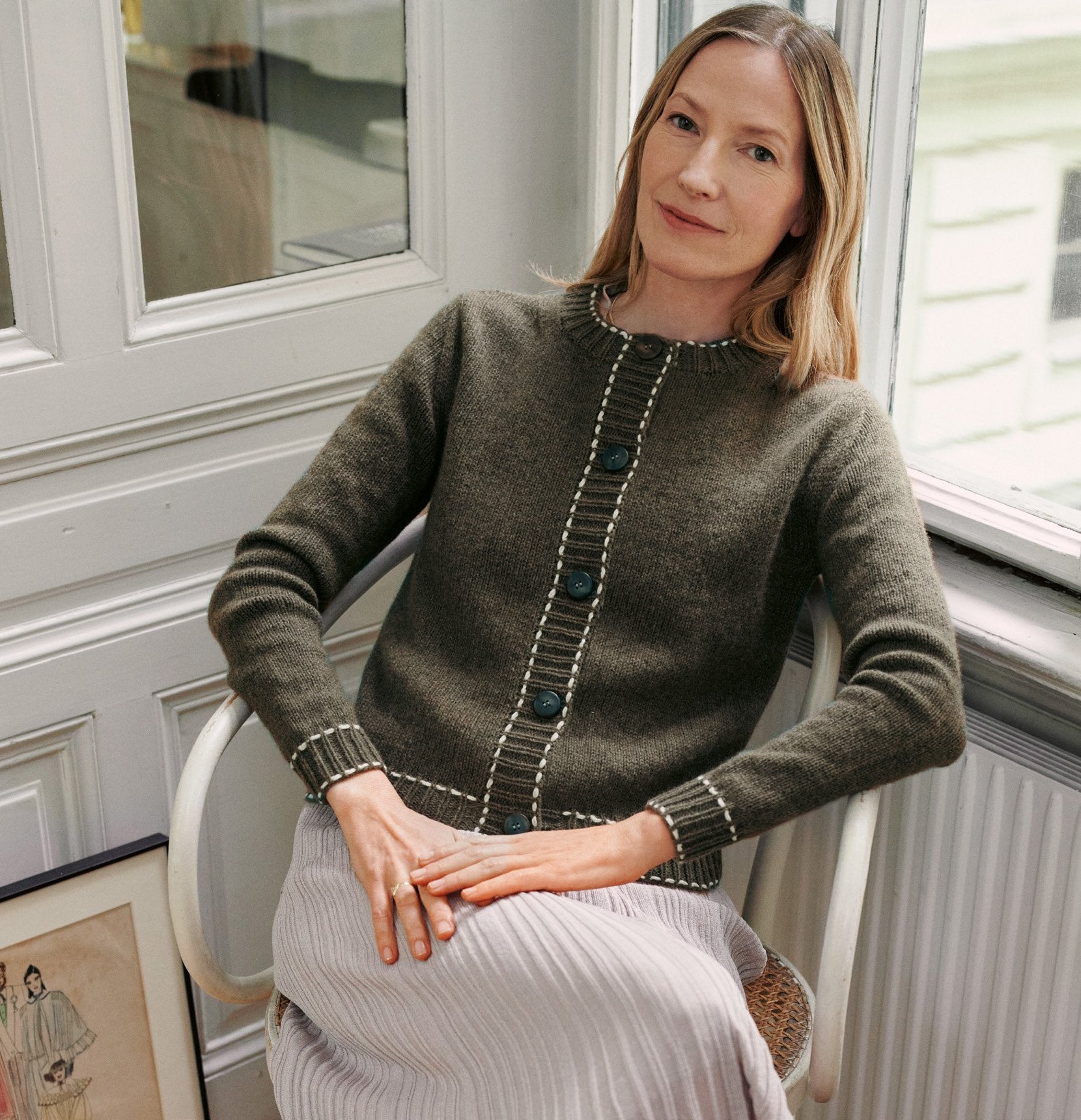 CARDIGAN · CASHMERE VERDE