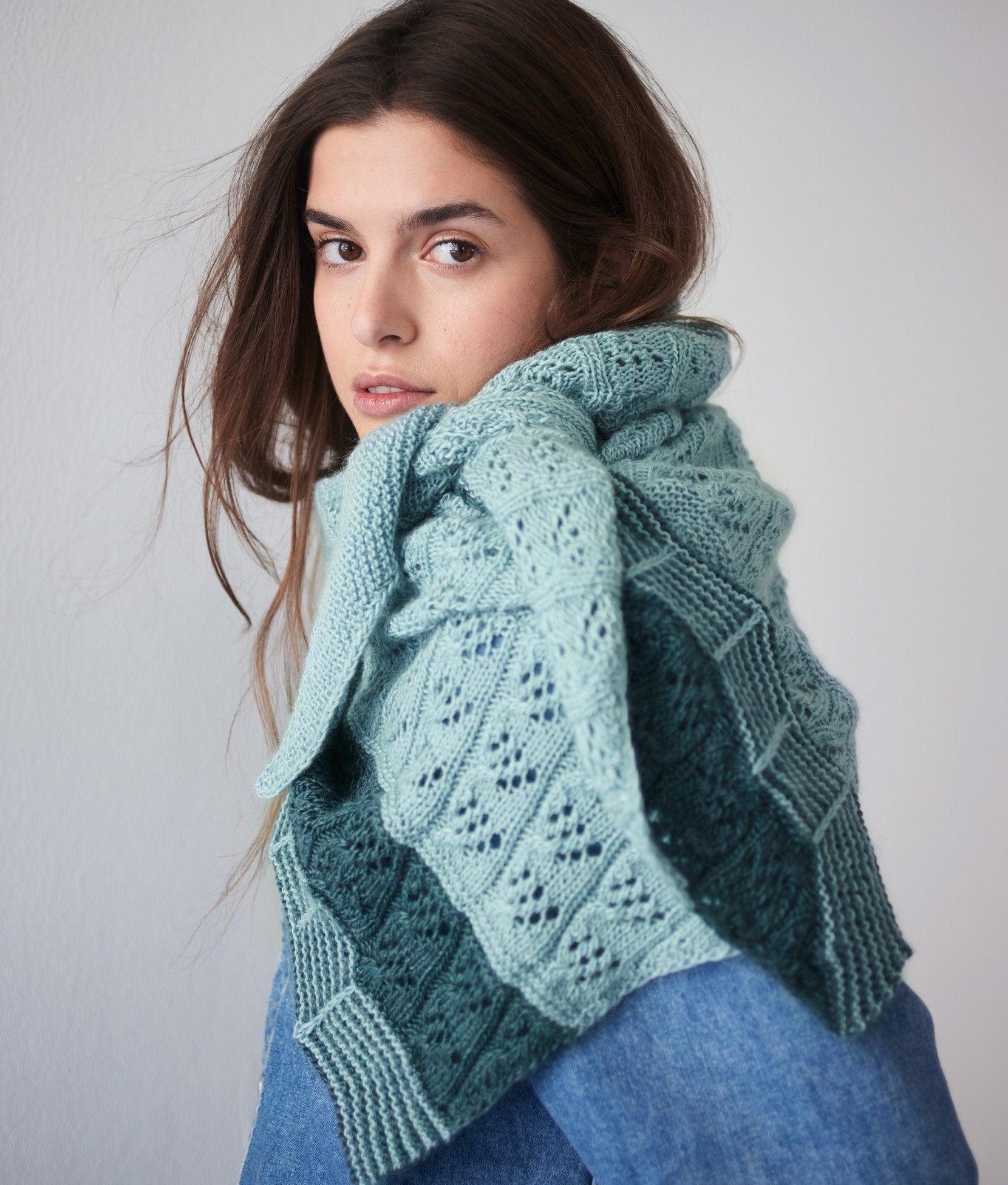 Dreieckstuch · Lace Seta Mulberry