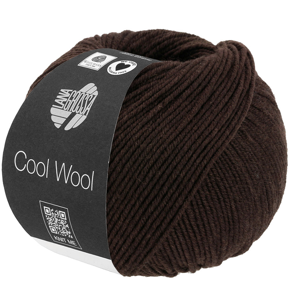COOL WOOL - Schwarzbraun