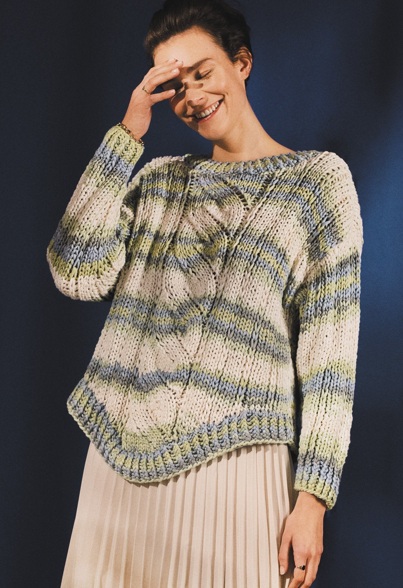 PULLOVER · ABOUT BERLIN BULKY PRINT