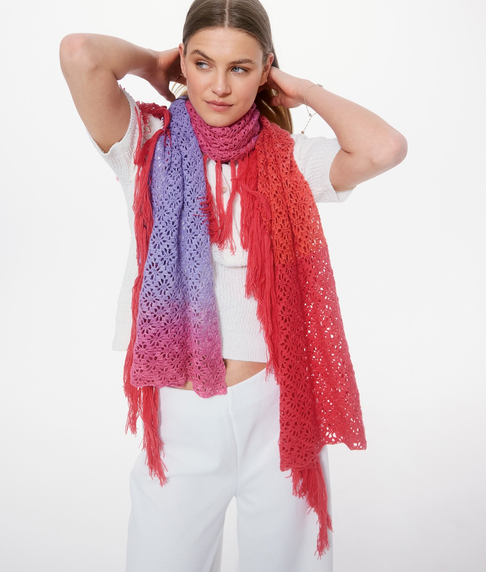 STOLA · MERINO LACE AQUARELL & COOL WOOL LACE