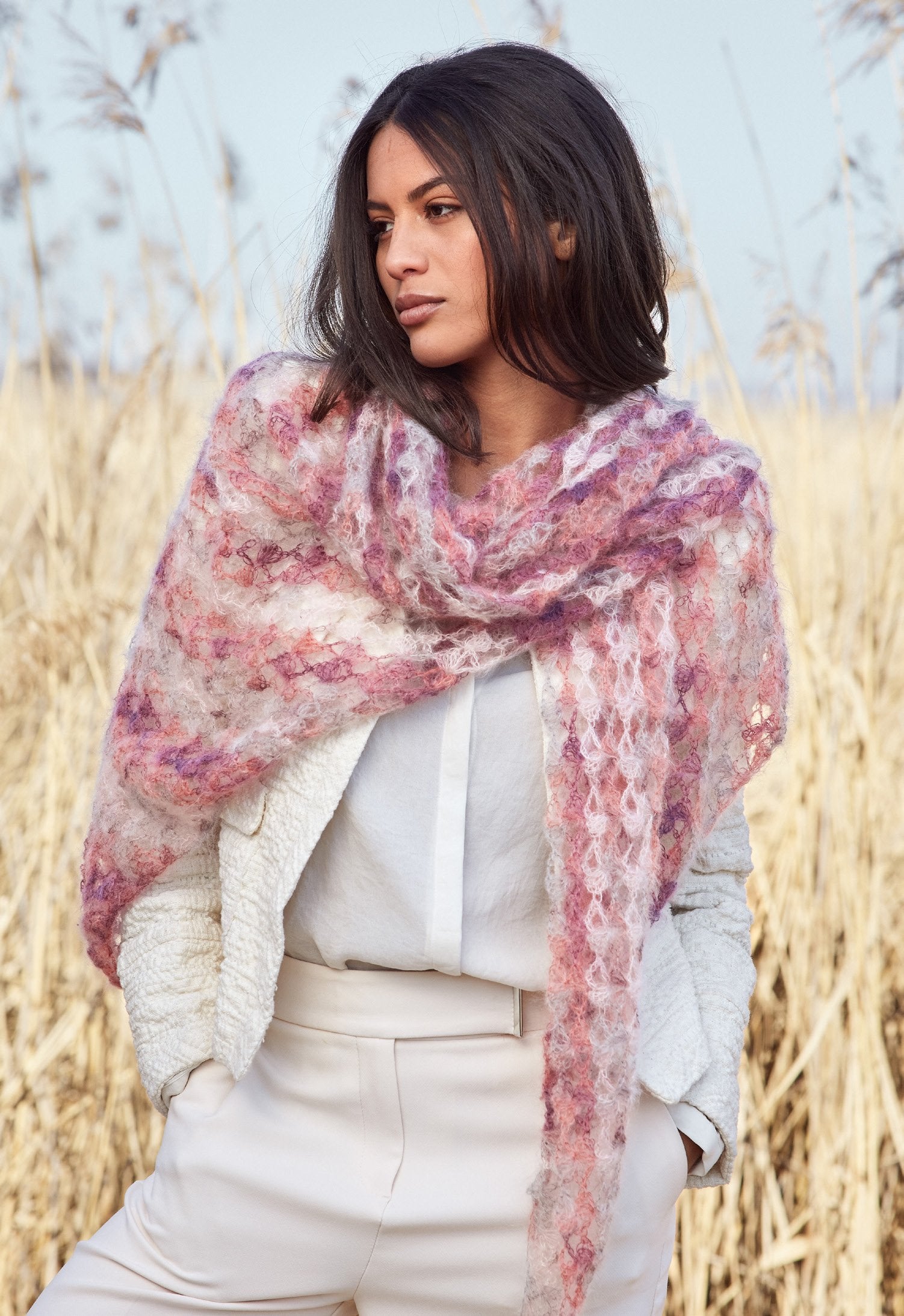 DREIECKSTUCH · SILKHAIR HAZE PRINT