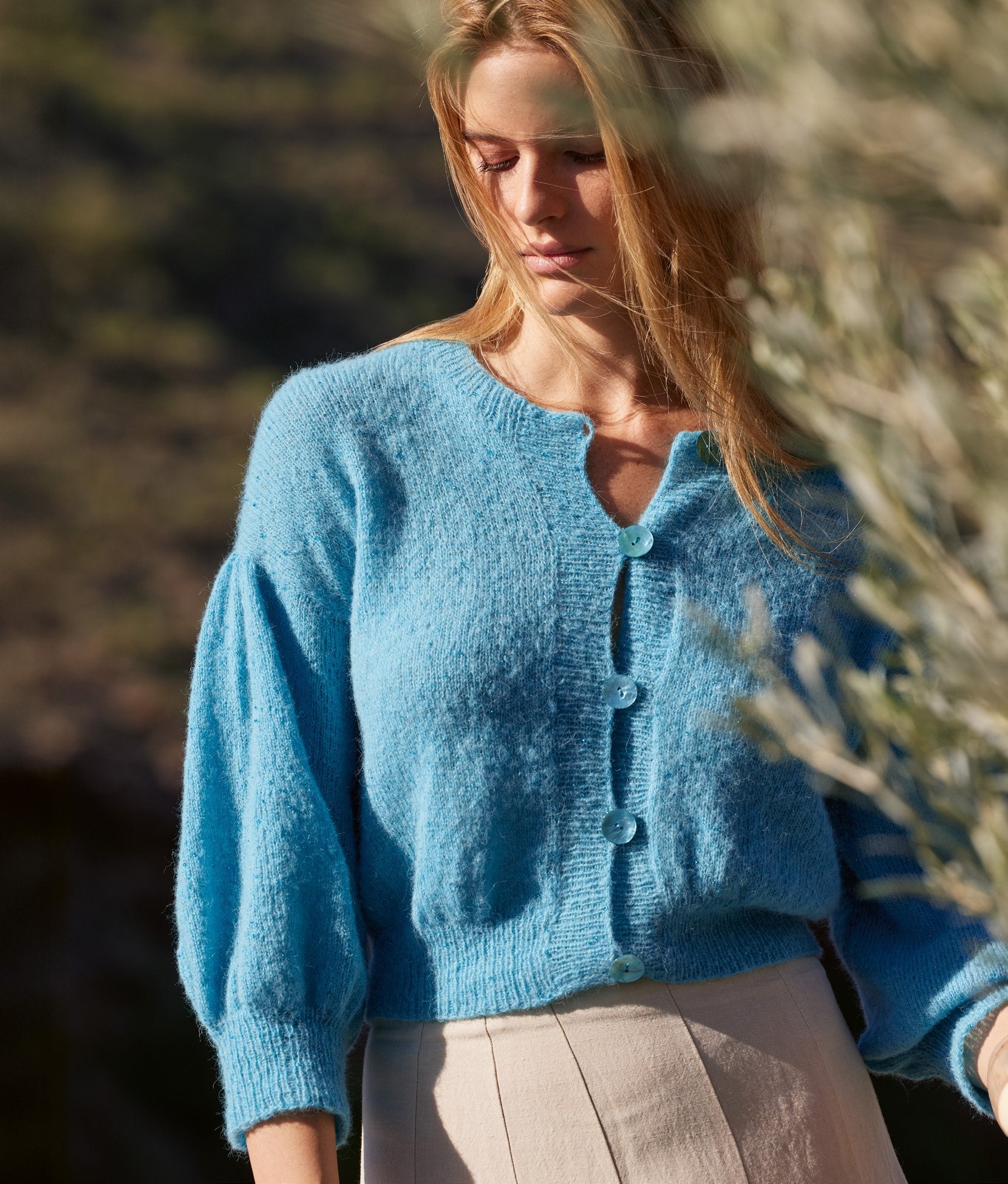 TOP-DOWN JACKE · SETASURI PEARLS