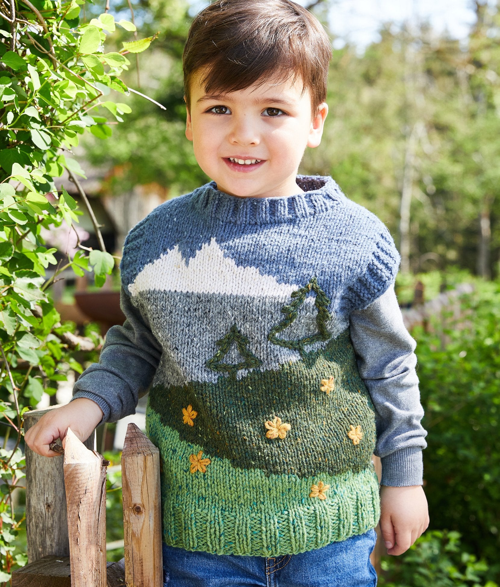 Kinderpullover · Landlust Soft Tweed 90