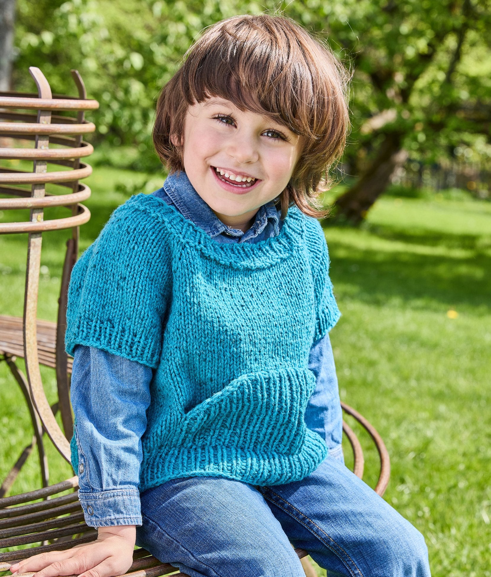 Kinder-Pullunder · Landlust Soft Tweed 90