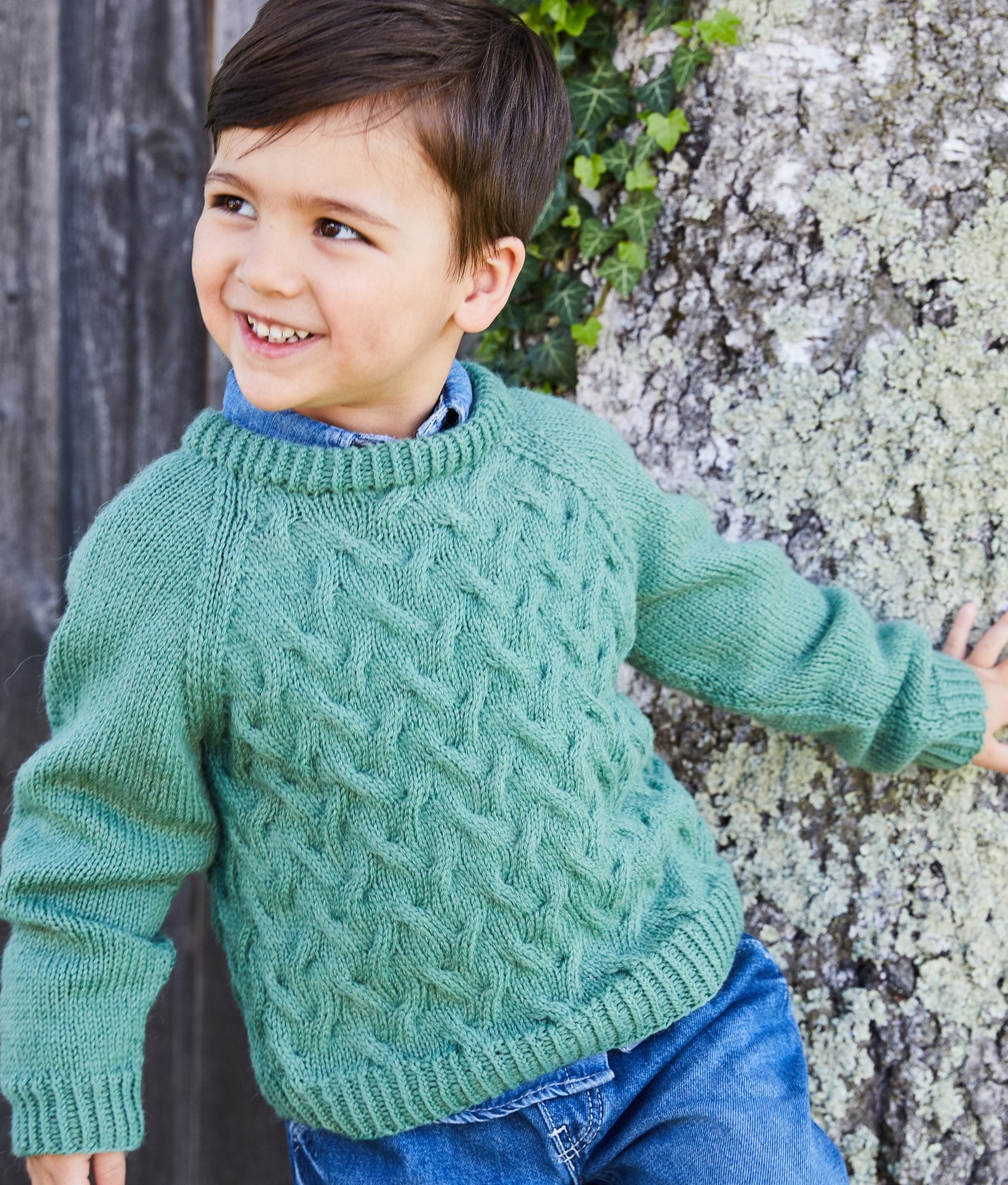 KINDERPULLOVER · LANDLUST ALPAKA MERINO 160