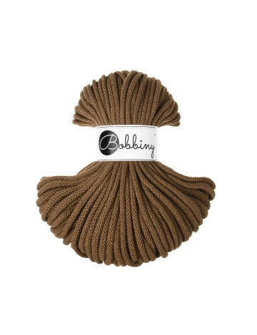 Flechtkordel Prem - Nut Brown 100m