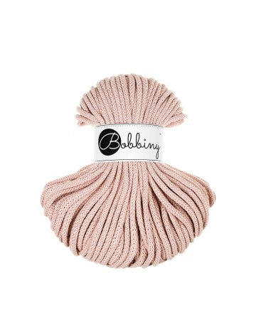 Flechtkordel Prem - Pastel Pink 100m